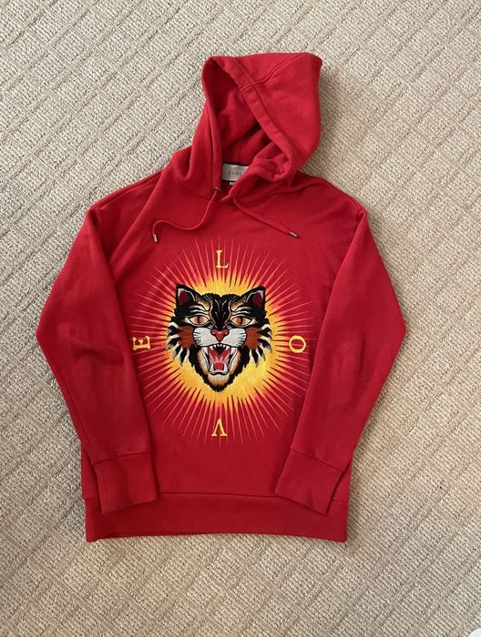 Gucci best sale hoodie cat