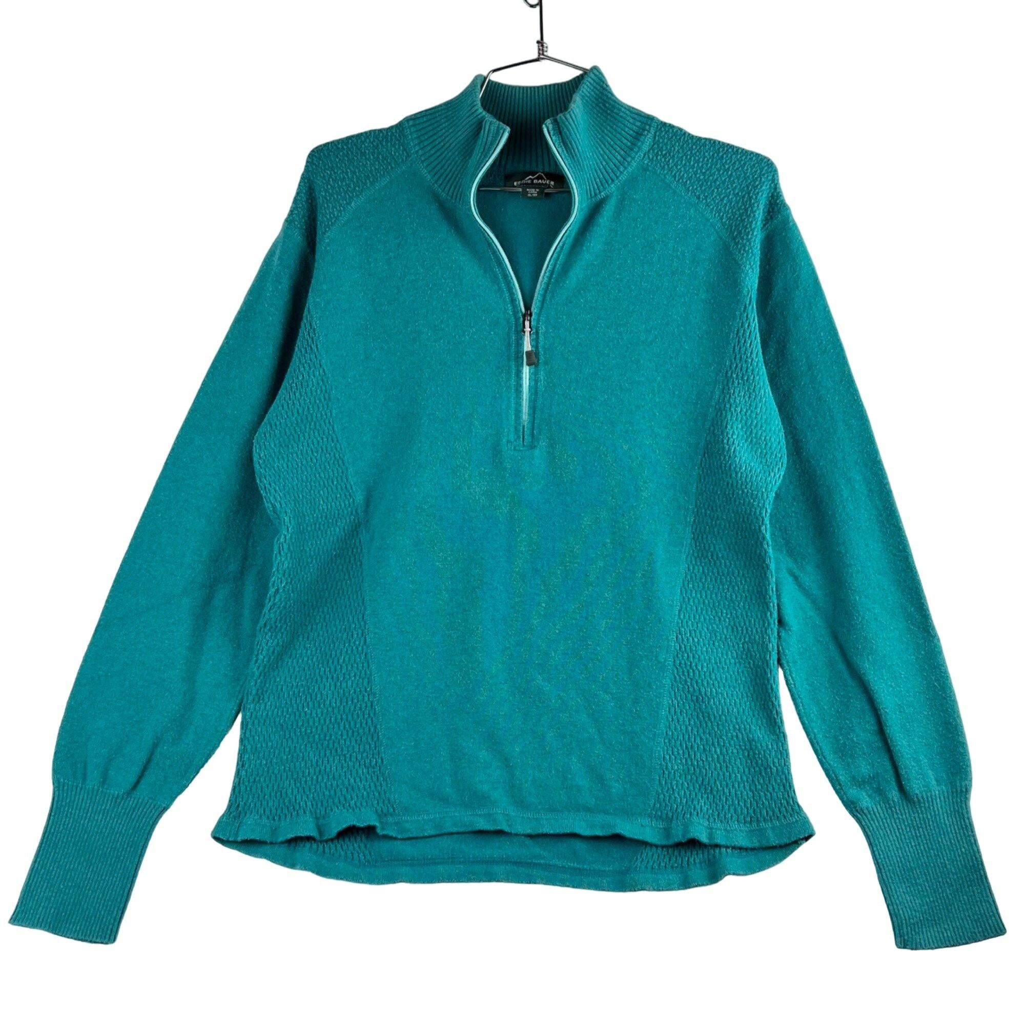 Pull Eddie Bauer Quest pour homme, col zippé 1/4