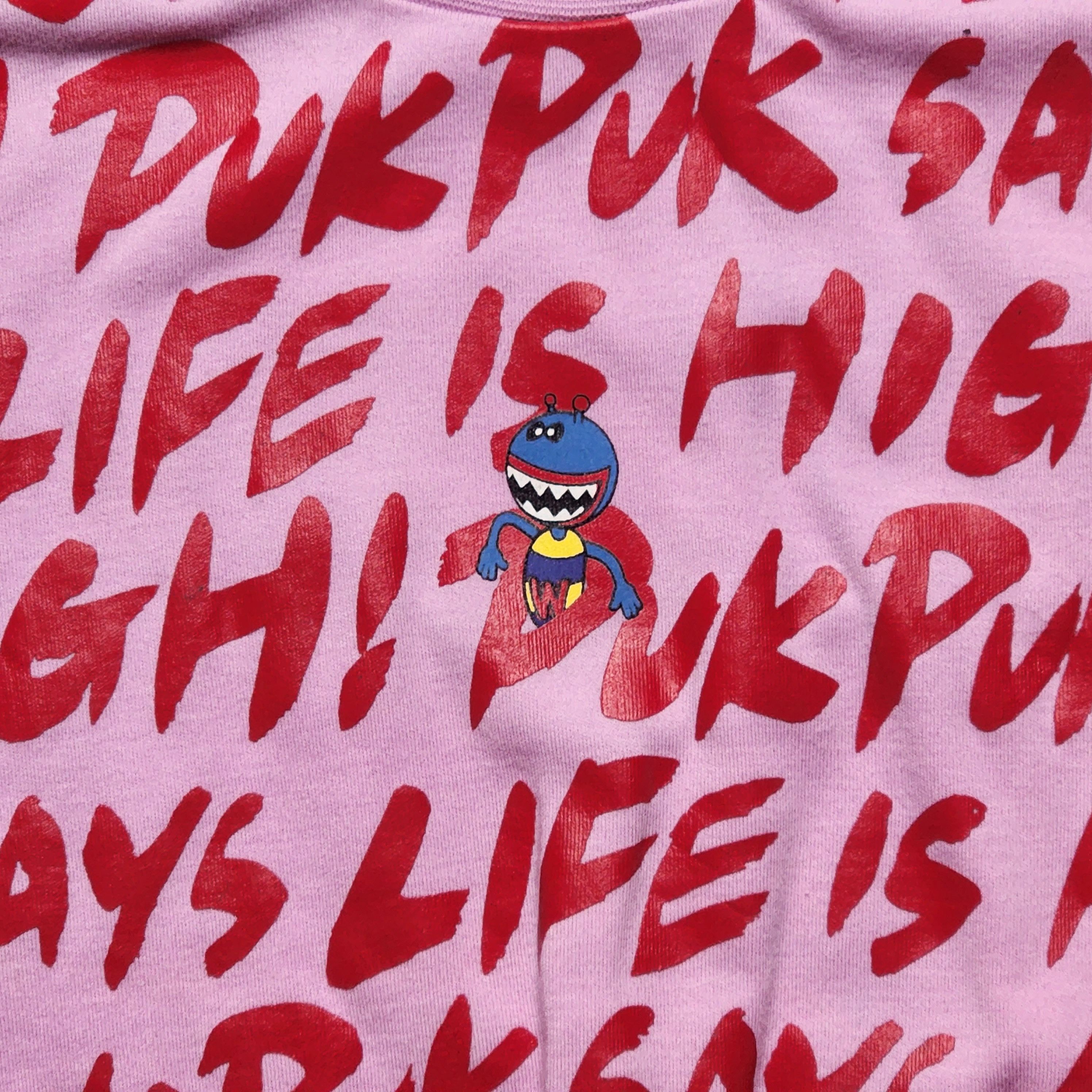 Walter Van Beirendonck W&LT - Puk Puk "Life is High" LS T-Shirt Size M / US 6-8 / IT 42-44 - 3 Thumbnail