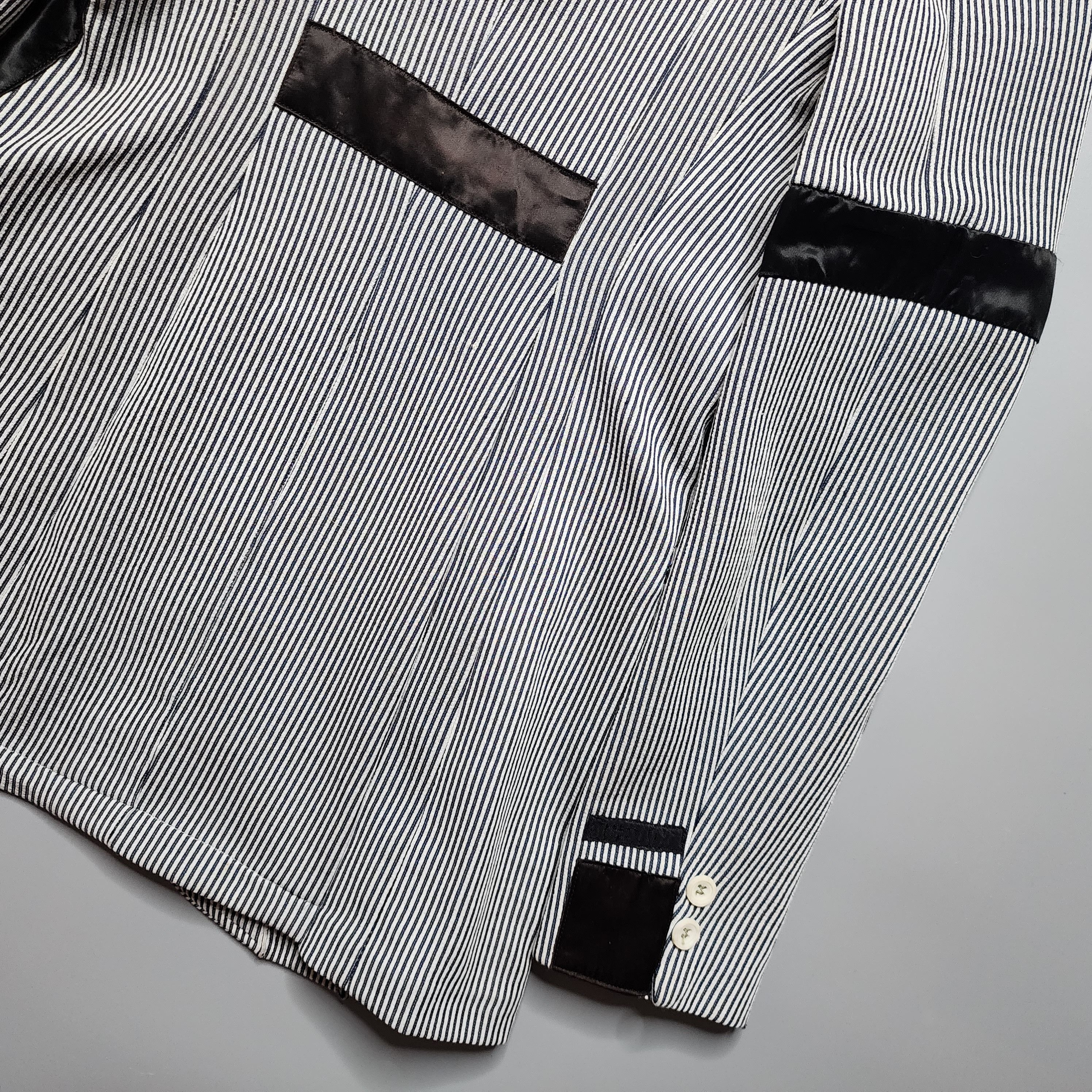Geoffrey B. Small Geoffrey B. Small - SS96 Seersucker Artisanal Blazer Jacket Size 34R - 8 Thumbnail