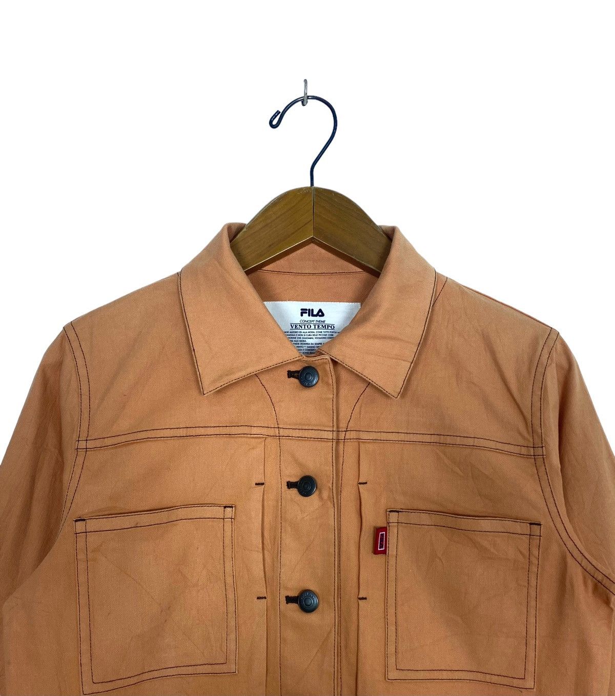Fila Rare‼️ Fila Trucker Jacket Medium Size Size M / US 6-8 / IT 42-44 - 2 Thumbnail