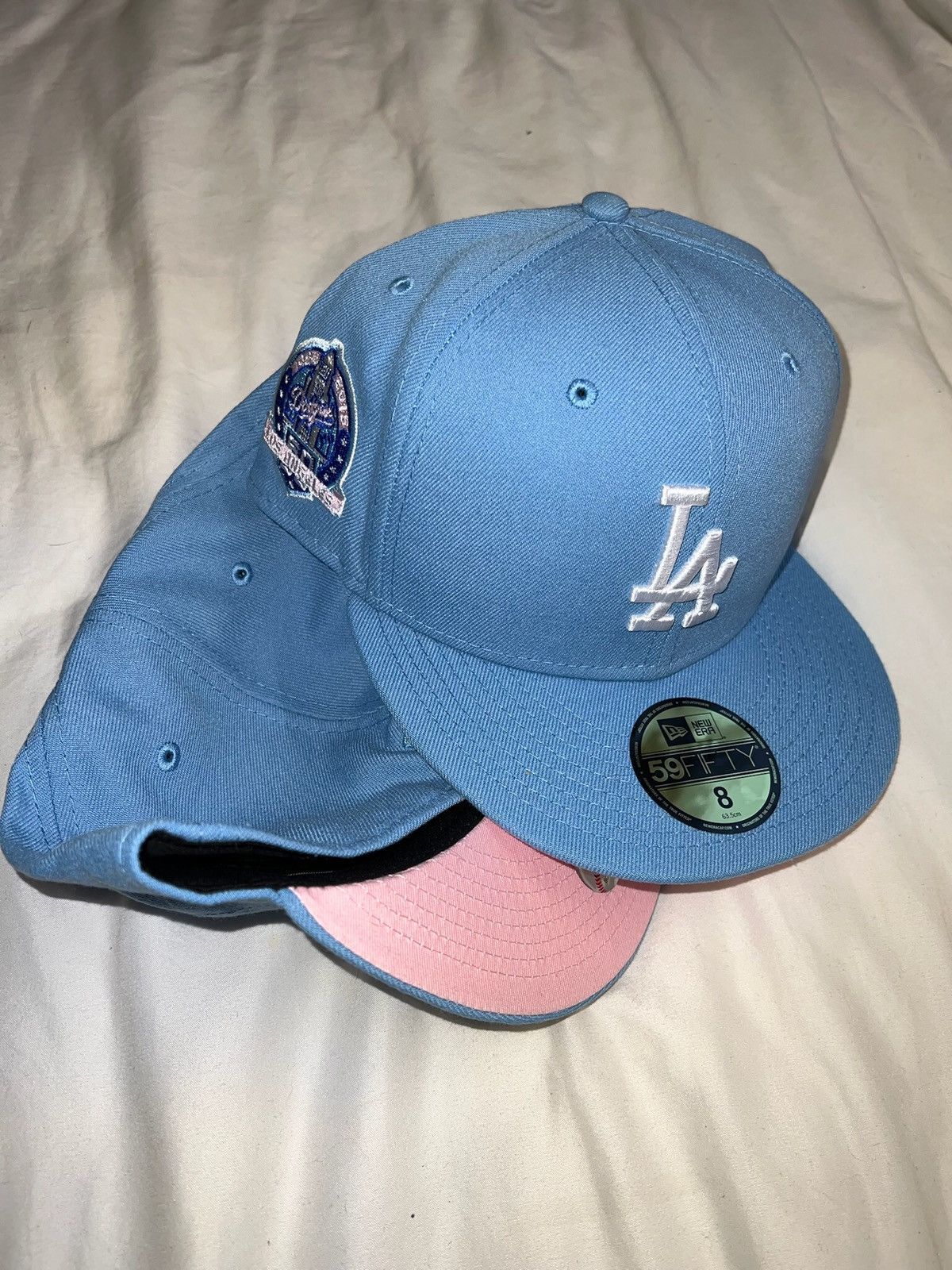 LA New on sale Era Fitted Hat Cotton Candy - 7 1/4