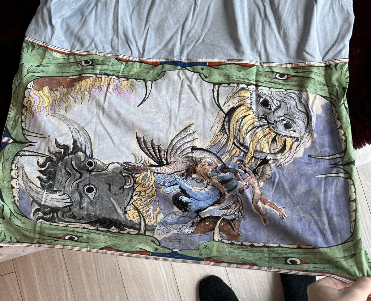 Givenchy Givenchy Rare Icarus Greek Mythology T-Shirt Size US L / EU 52-54 / 3 - 3 Thumbnail