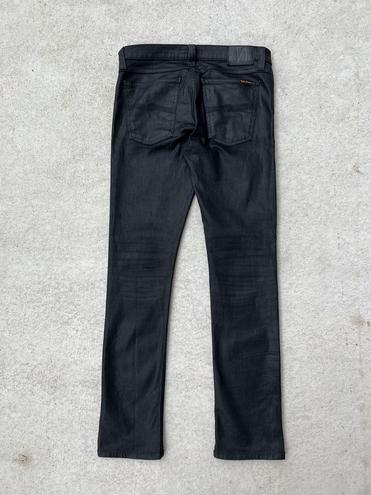 Nudie Jeans Waxed Black Tube Tom