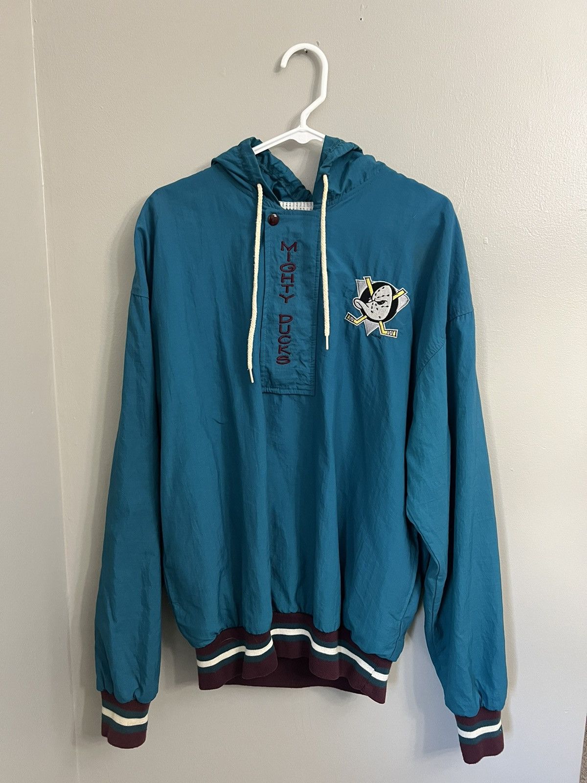 Vintage Vintage Mighty Ducks Quarter Zip | Grailed