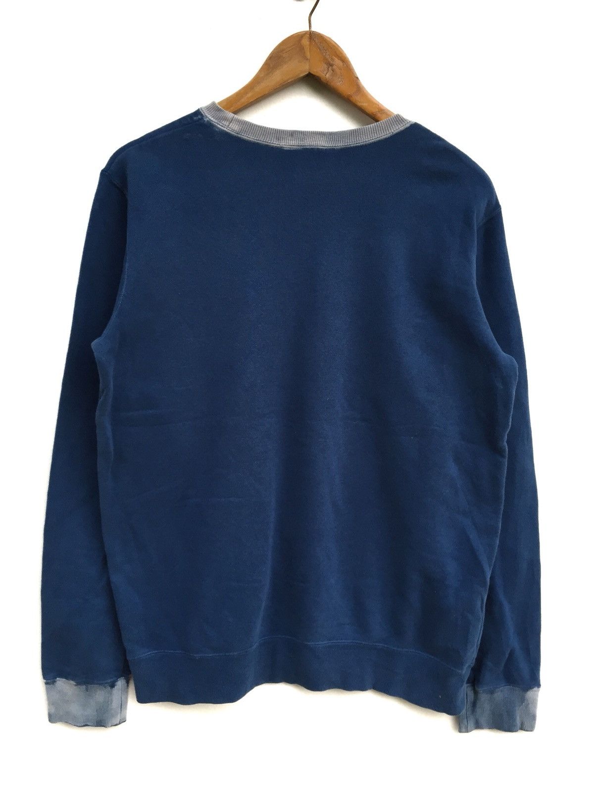 Japanese Brand × WHIZ LIMITED Whiz Limited Japan Tokyo Acid Wash Collar Sweatshirt Size US M / EU 48-50 / 2 - 2 Thumbnail