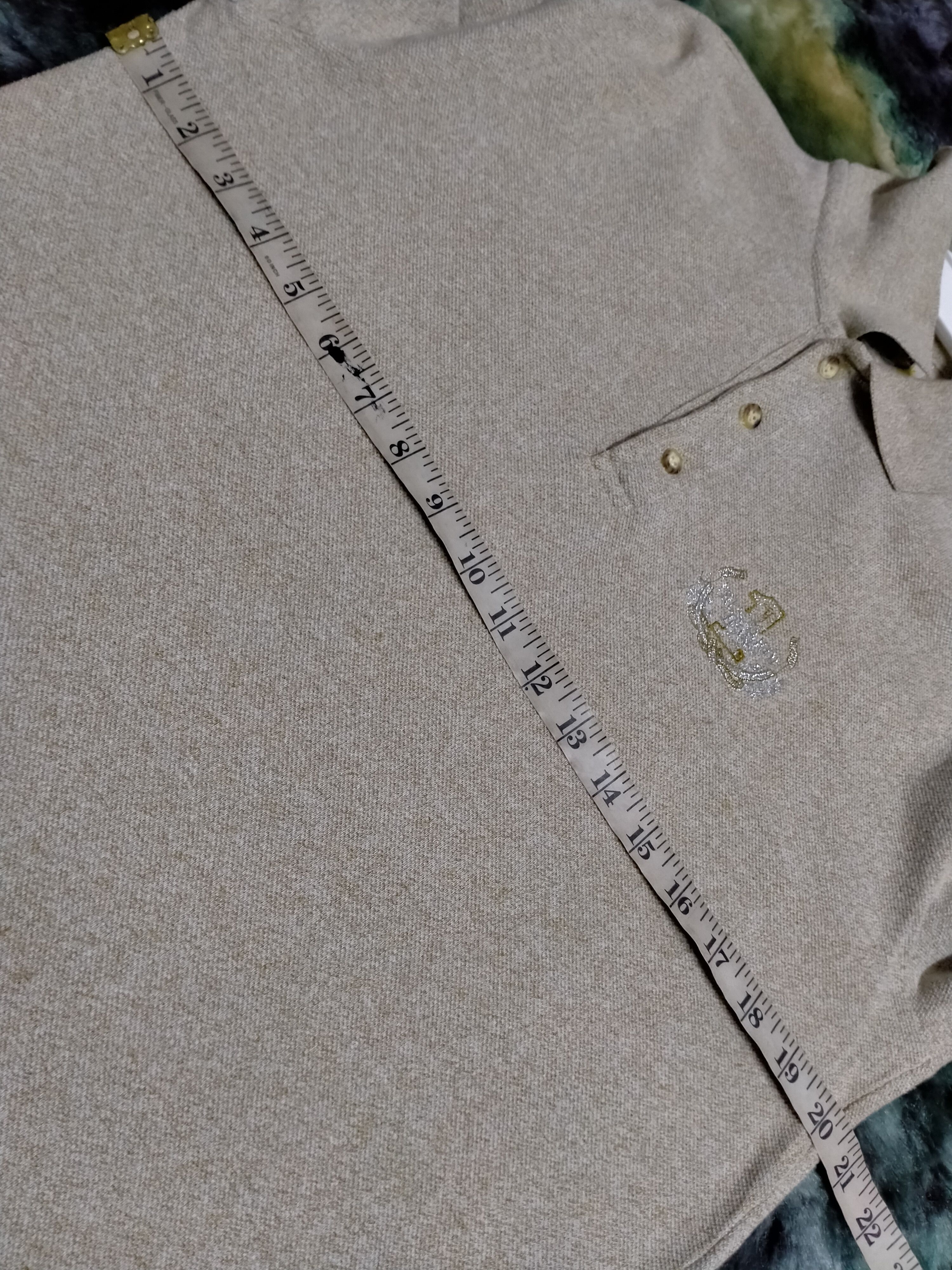 Trussardi × Vintage Vintage Trussardi long sleeve polo t-shirt made in Italy Size US M / EU 48-50 / 2 - 8 Thumbnail