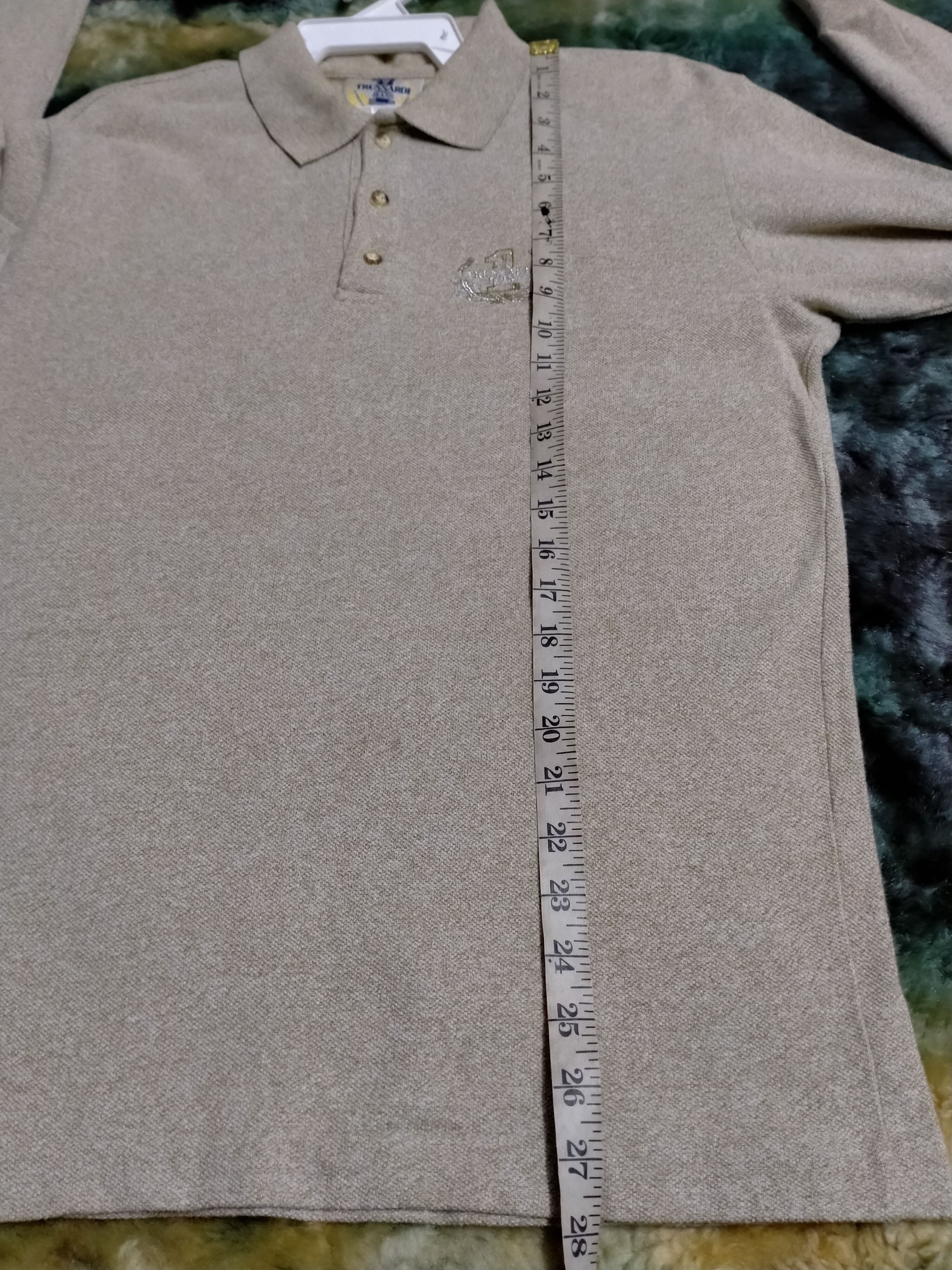 Trussardi × Vintage Vintage Trussardi long sleeve polo t-shirt made in Italy Size US M / EU 48-50 / 2 - 9 Thumbnail