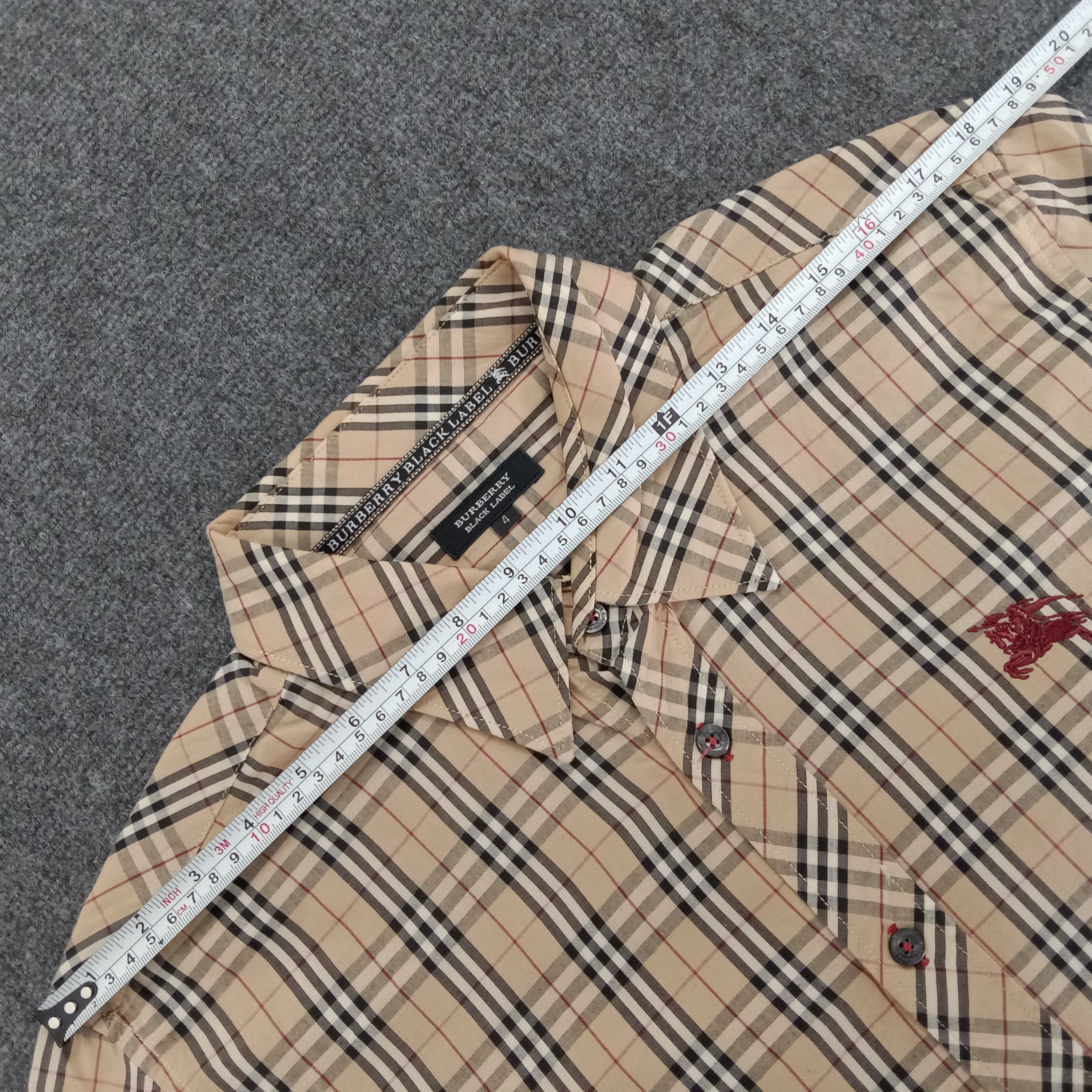 Burberry × Vintage BURBERRY Landon Nova Check Design Shirt Size US L / EU 52-54 / 3 - 9 Thumbnail