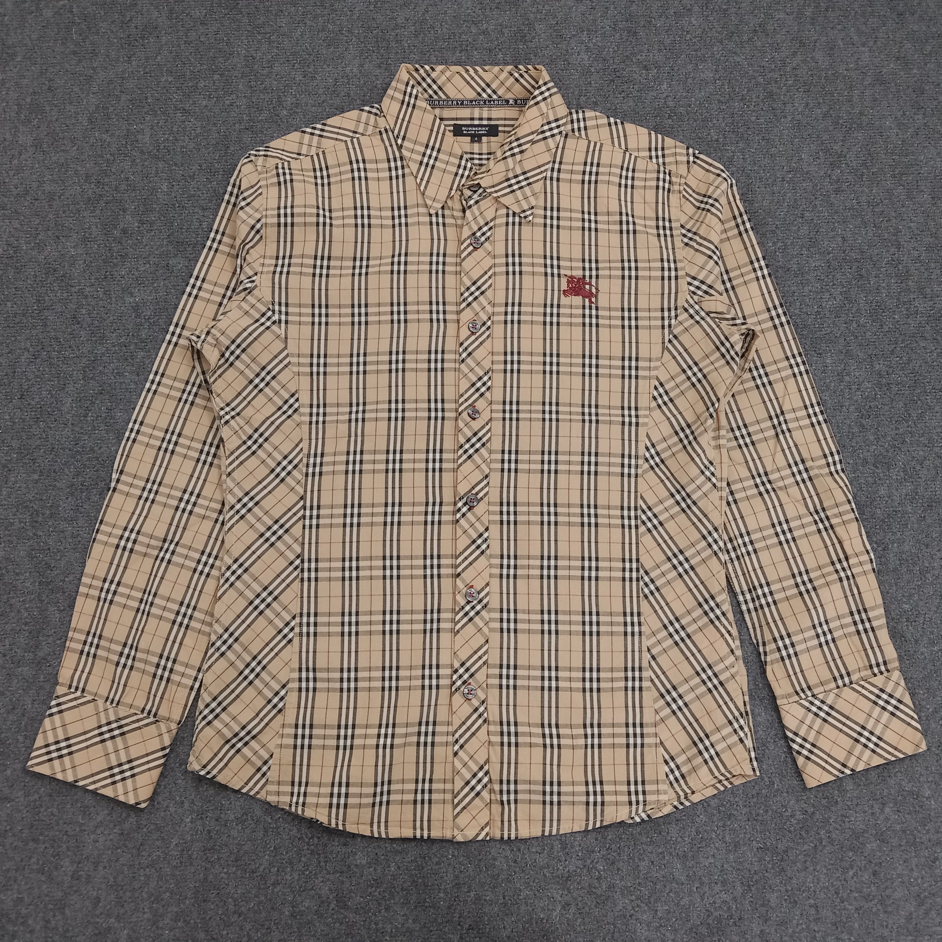 Burberry × Vintage BURBERRY Landon Nova Check Design Shirt Size US L / EU 52-54 / 3 - 1 Thumbnail