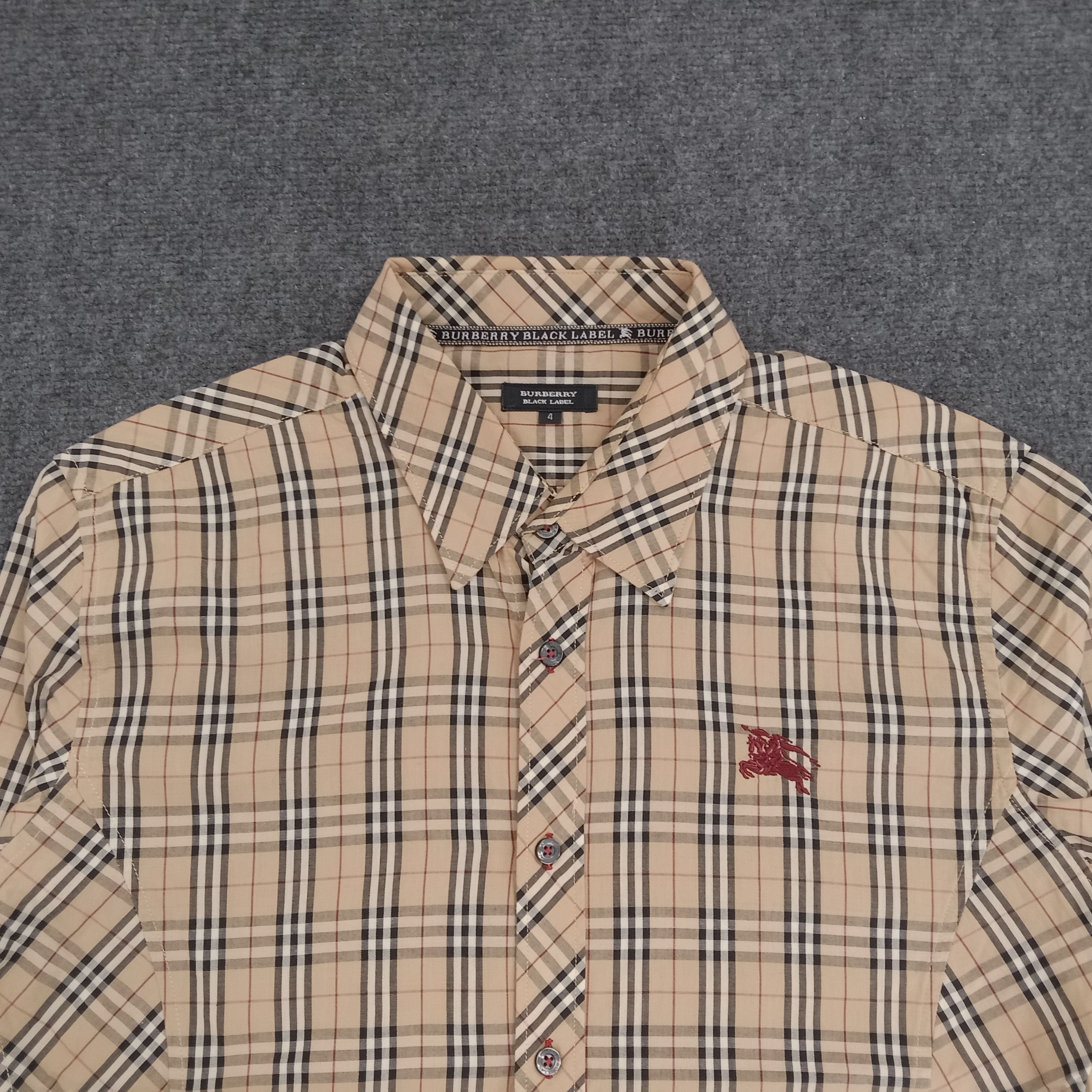 Burberry × Vintage BURBERRY Landon Nova Check Design Shirt Size US L / EU 52-54 / 3 - 2 Thumbnail