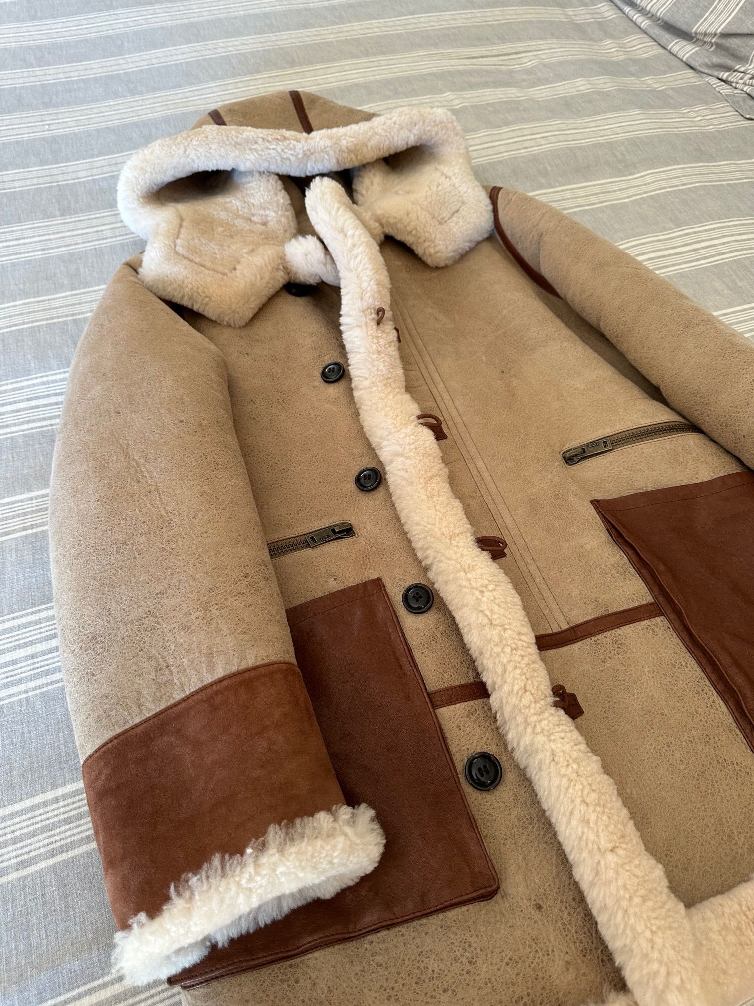 Ugg UGG YATES SHEARLING COAT | Grailed