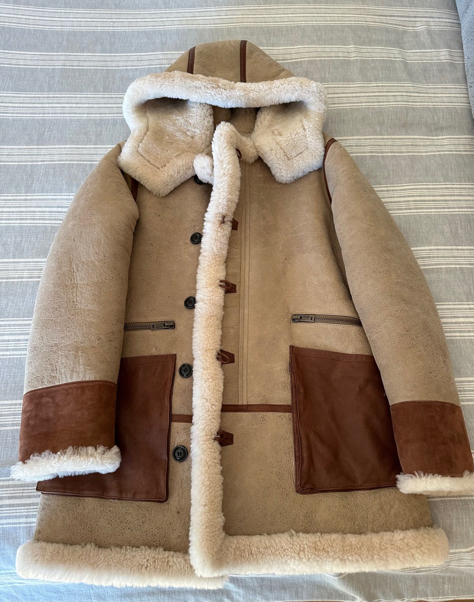 Ugg UGG YATES SHEARLING COAT | Grailed