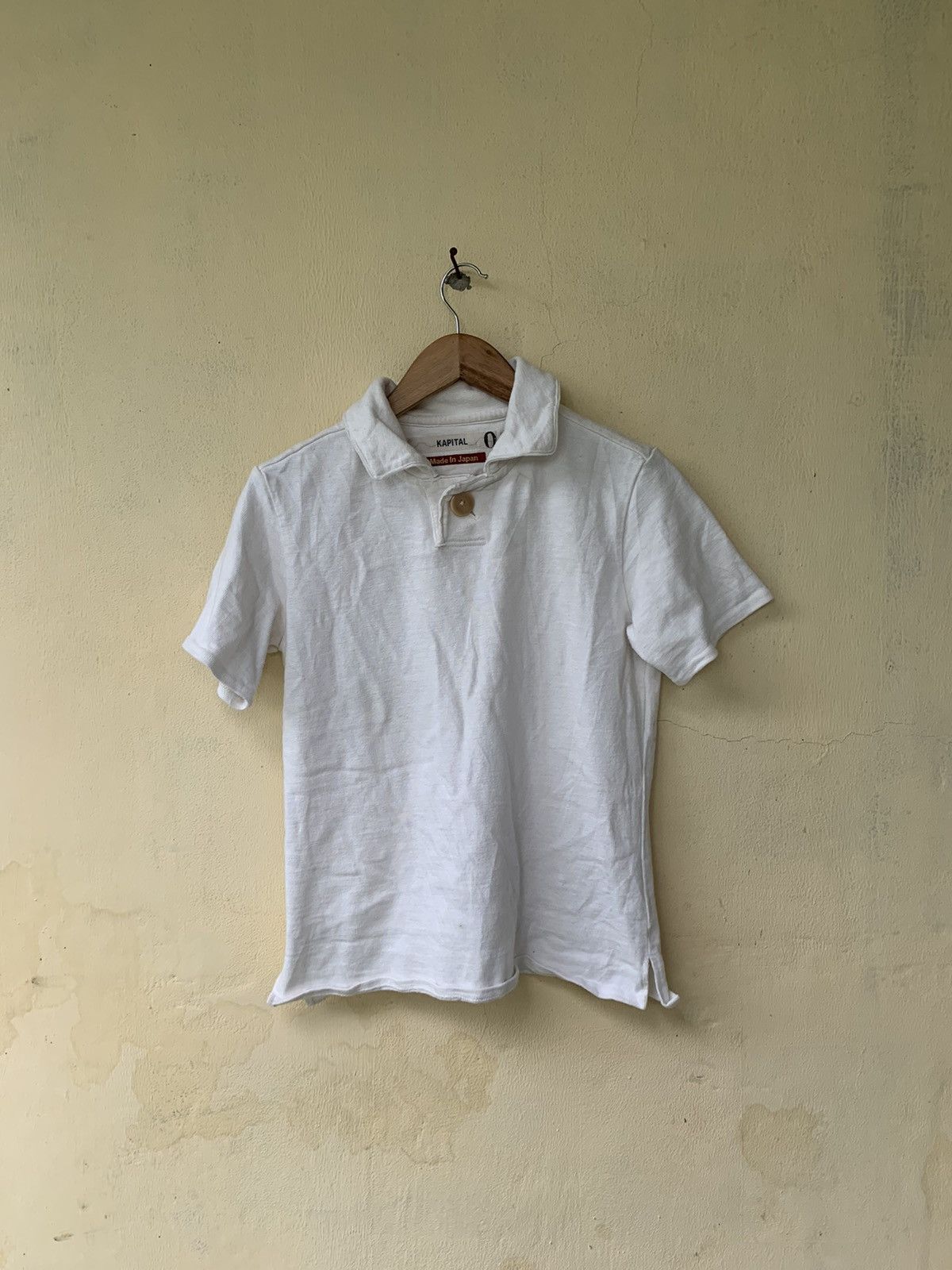Japanese Brand Kapital One Button Polo Shirt Size US S / EU 44-46 / 1 - 1 Thumbnail