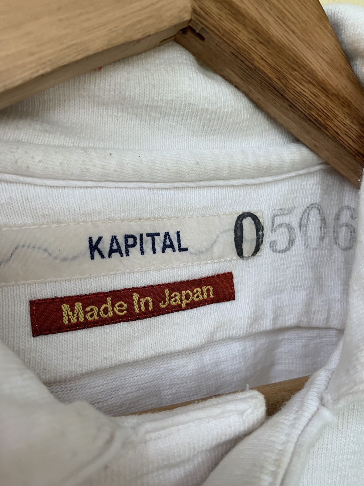Japanese Brand Kapital One Button Polo Shirt Size US S / EU 44-46 / 1 - 3 Thumbnail