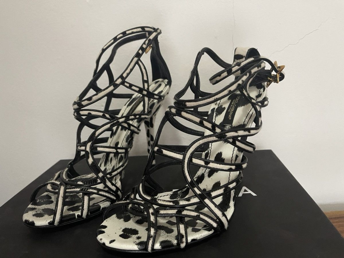 Dolce & Gabbana Gray Suede Leather Stiletto  Shoes Heels