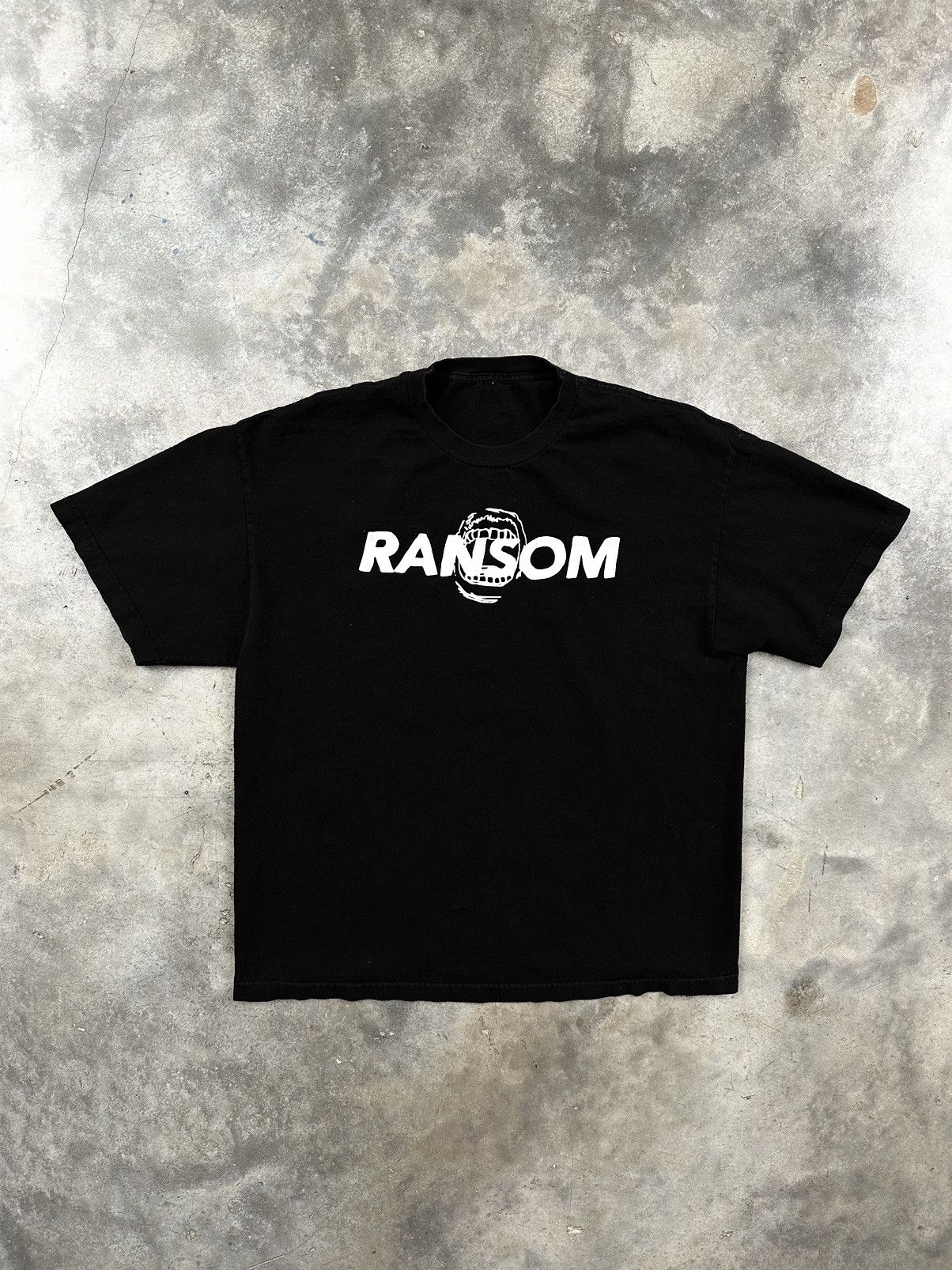 Ransom Clothing Ransom Clothing OG Black Mouth / Teeth Logo Tee Sz. XL Size US XL / EU 56 / 4 - 1 Thumbnail