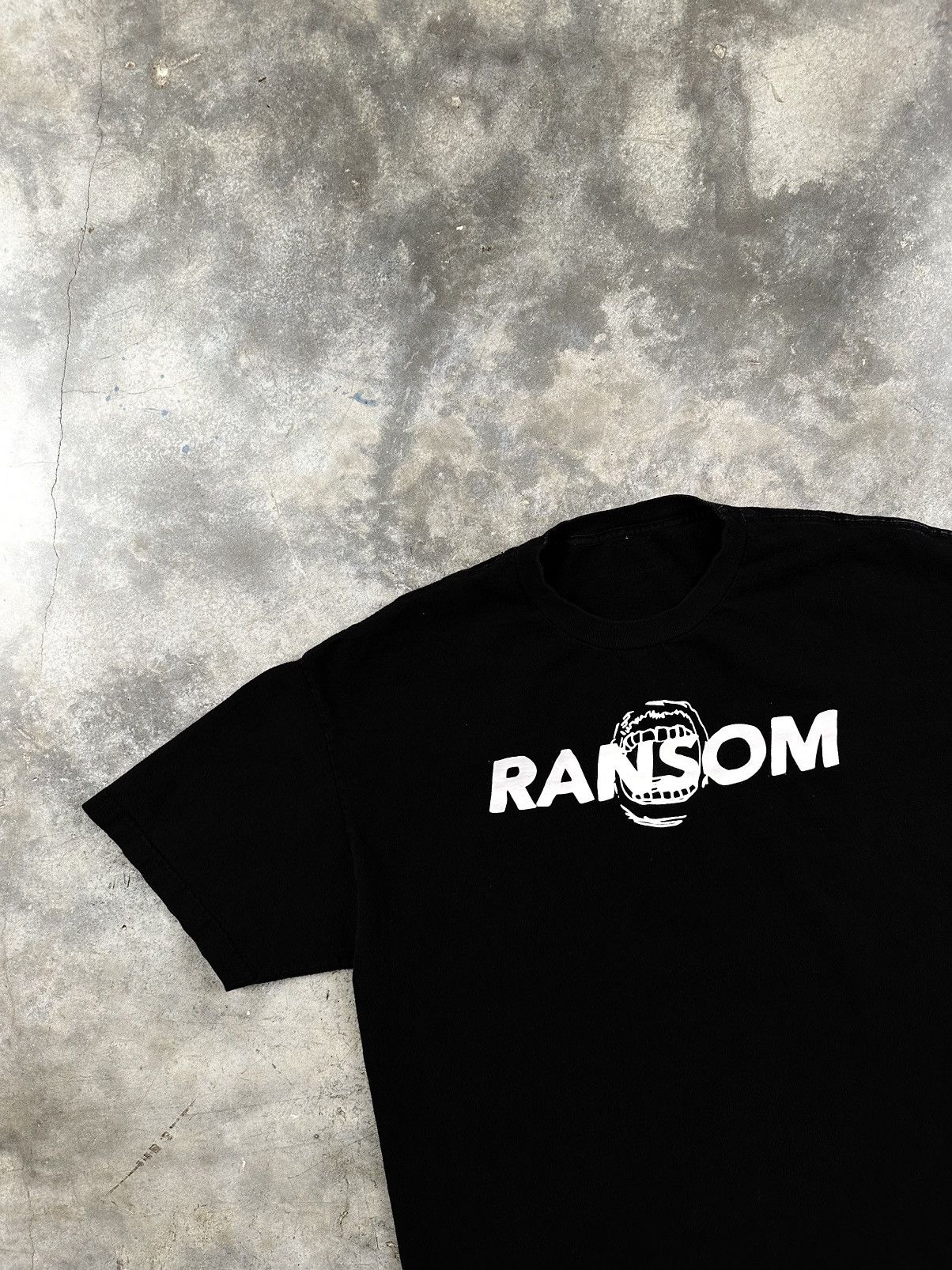 Ransom Clothing Ransom Clothing OG Black Mouth / Teeth Logo Tee Sz. XL Size US XL / EU 56 / 4 - 2 Thumbnail