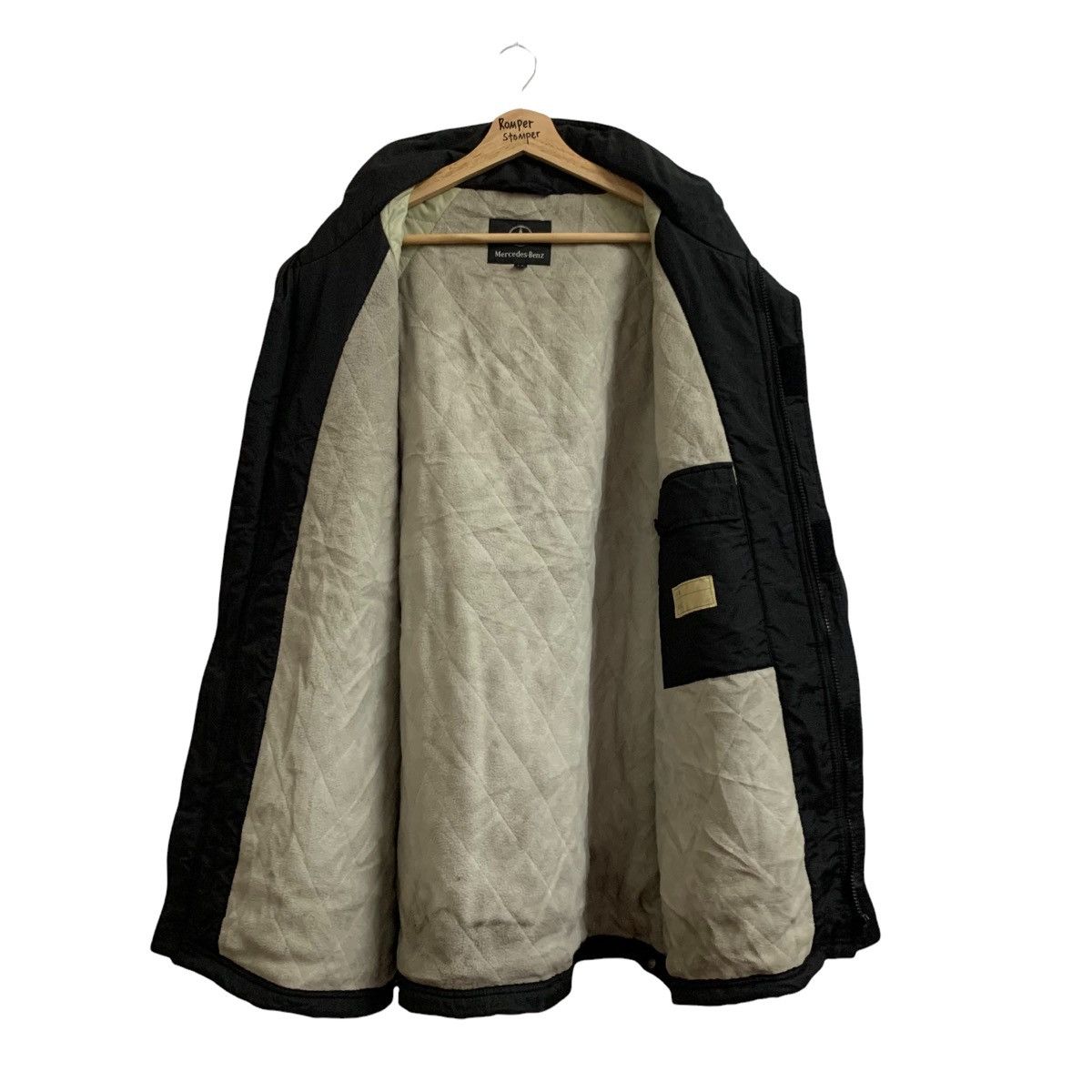 Mercedes-Benz Mercedes-Benz Black Zipper Oversized Jacket Size US L / EU 52-54 / 3 - 11 Thumbnail