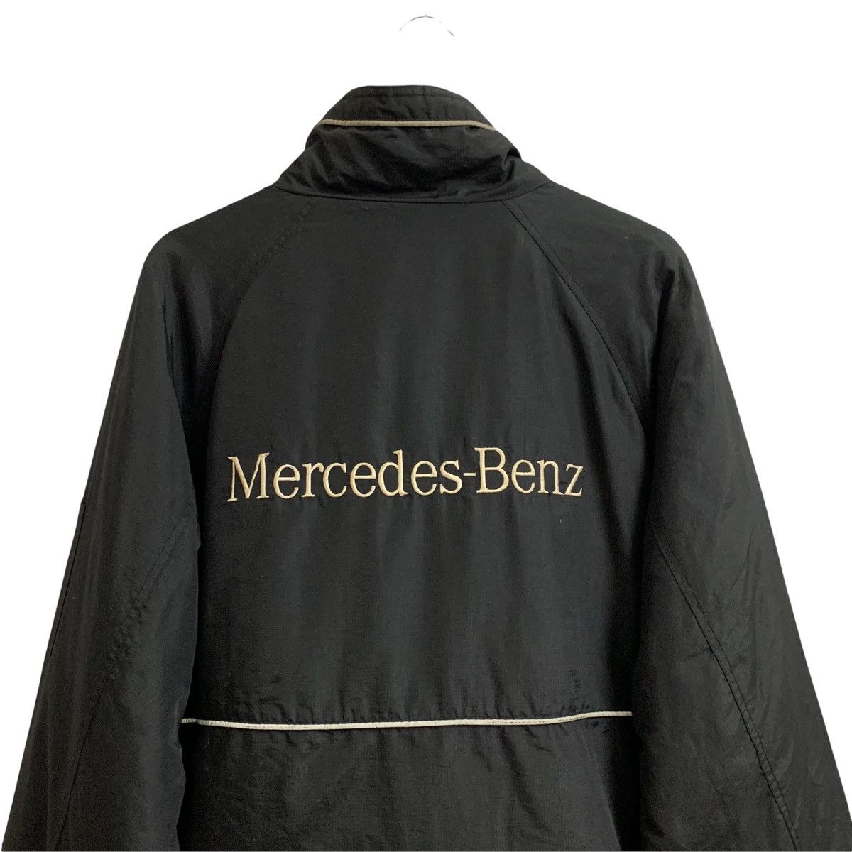 Mercedes-Benz Mercedes-Benz Black Zipper Oversized Jacket Size US L / EU 52-54 / 3 - 3 Thumbnail