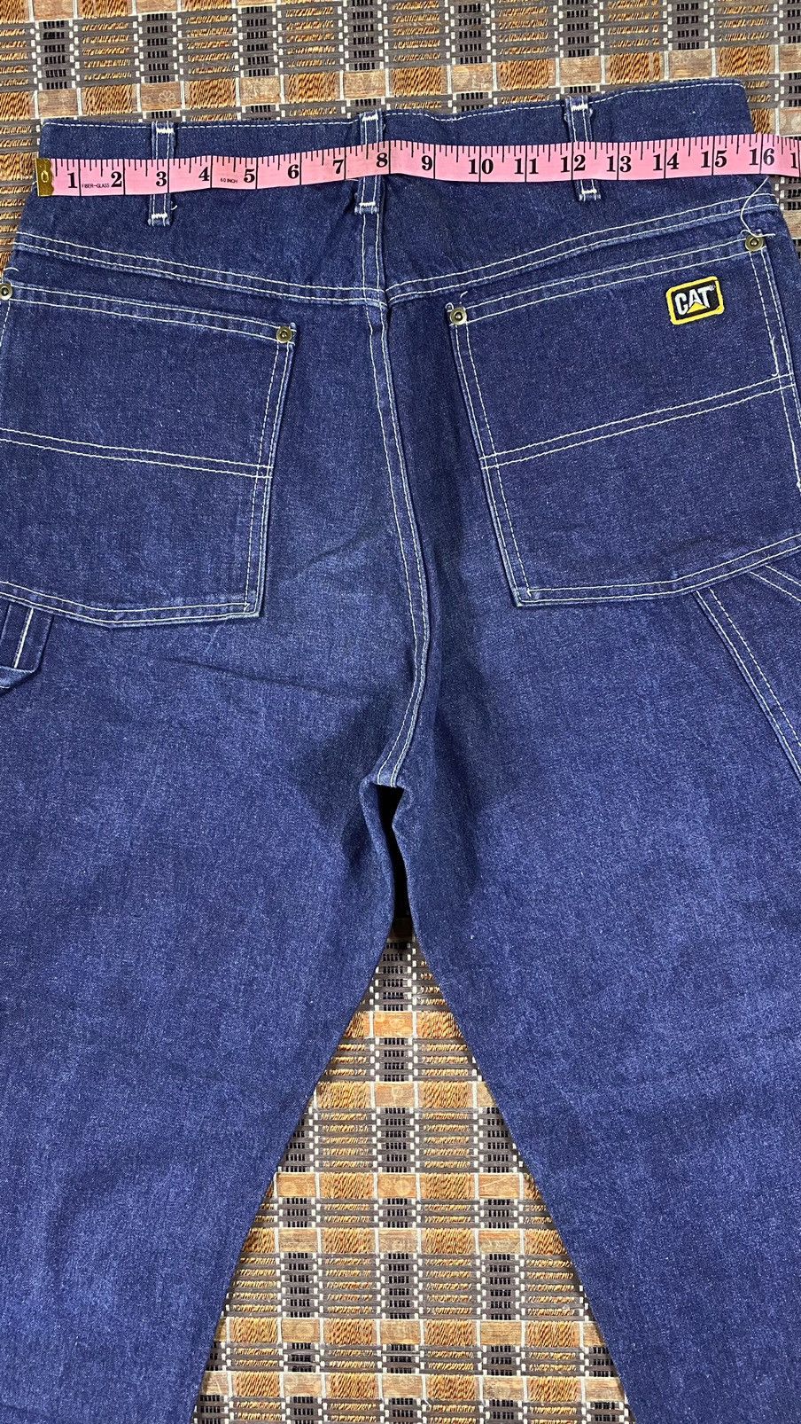 Other × Vintage Vintage 70s Workers Denim Pant By CAT Size US 32 / EU 48 - 4 Thumbnail