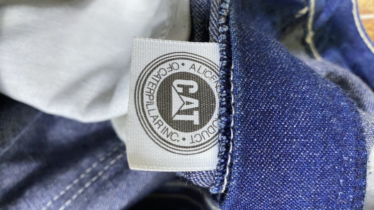 Other × Vintage Vintage 70s Workers Denim Pant By CAT Size US 32 / EU 48 - 9 Thumbnail