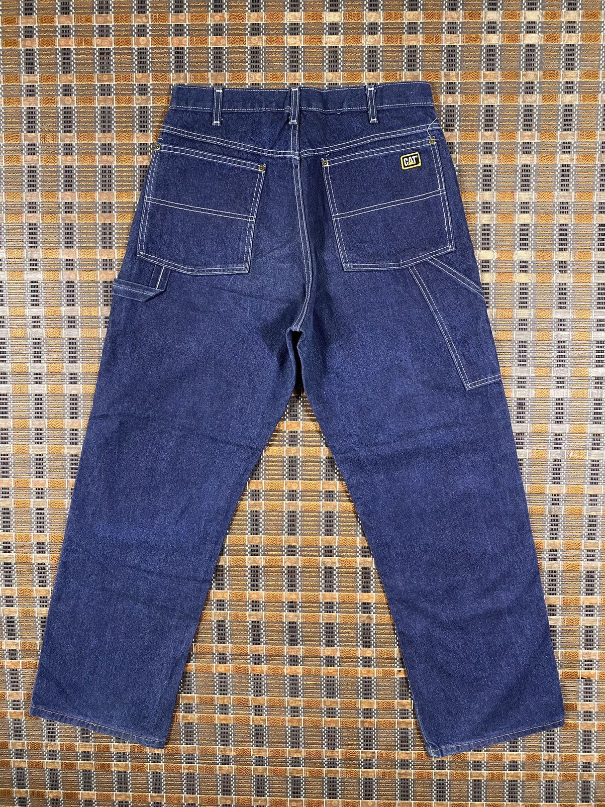Other × Vintage Vintage 70s Workers Denim Pant By CAT Size US 32 / EU 48 - 2 Thumbnail