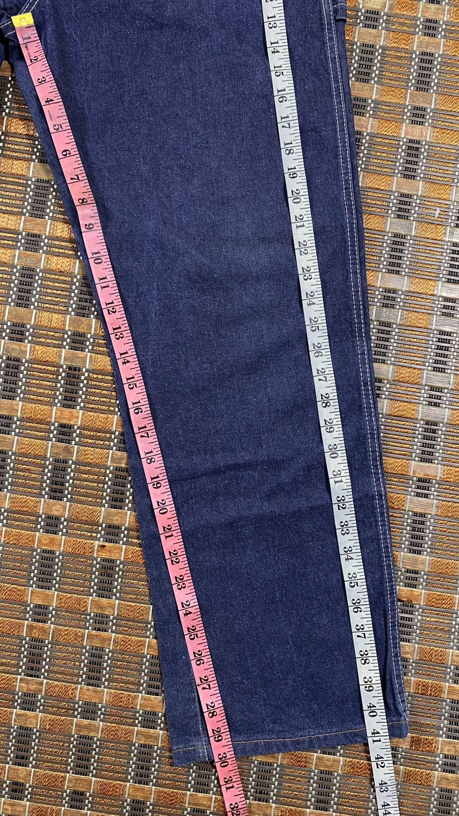 Other × Vintage Vintage 70s Workers Denim Pant By CAT Size US 32 / EU 48 - 6 Thumbnail