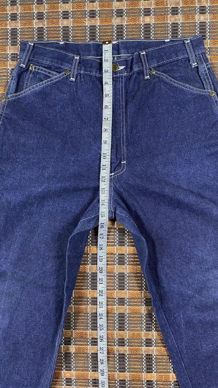 Other × Vintage Vintage 70s Workers Denim Pant By CAT Size US 32 / EU 48 - 3 Thumbnail