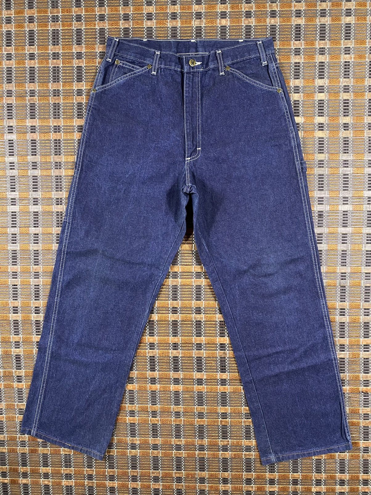 Other × Vintage Vintage 70s Workers Denim Pant By CAT Size US 32 / EU 48 - 1 Thumbnail