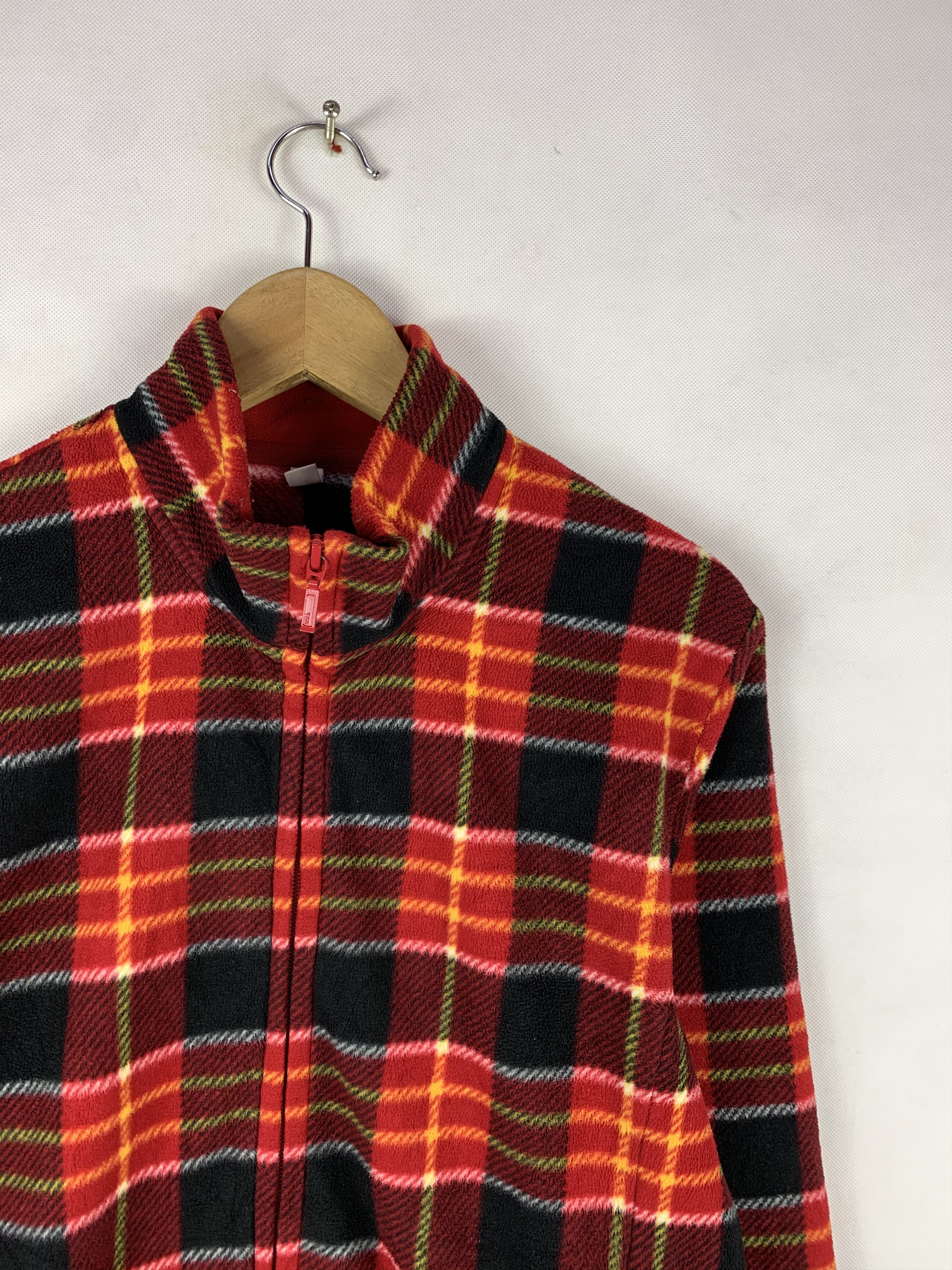 Japanese Brand ❄️Uniqlo Checkered Plaid Fleece Jacket Size US M / EU 48-50 / 2 - 4 Thumbnail