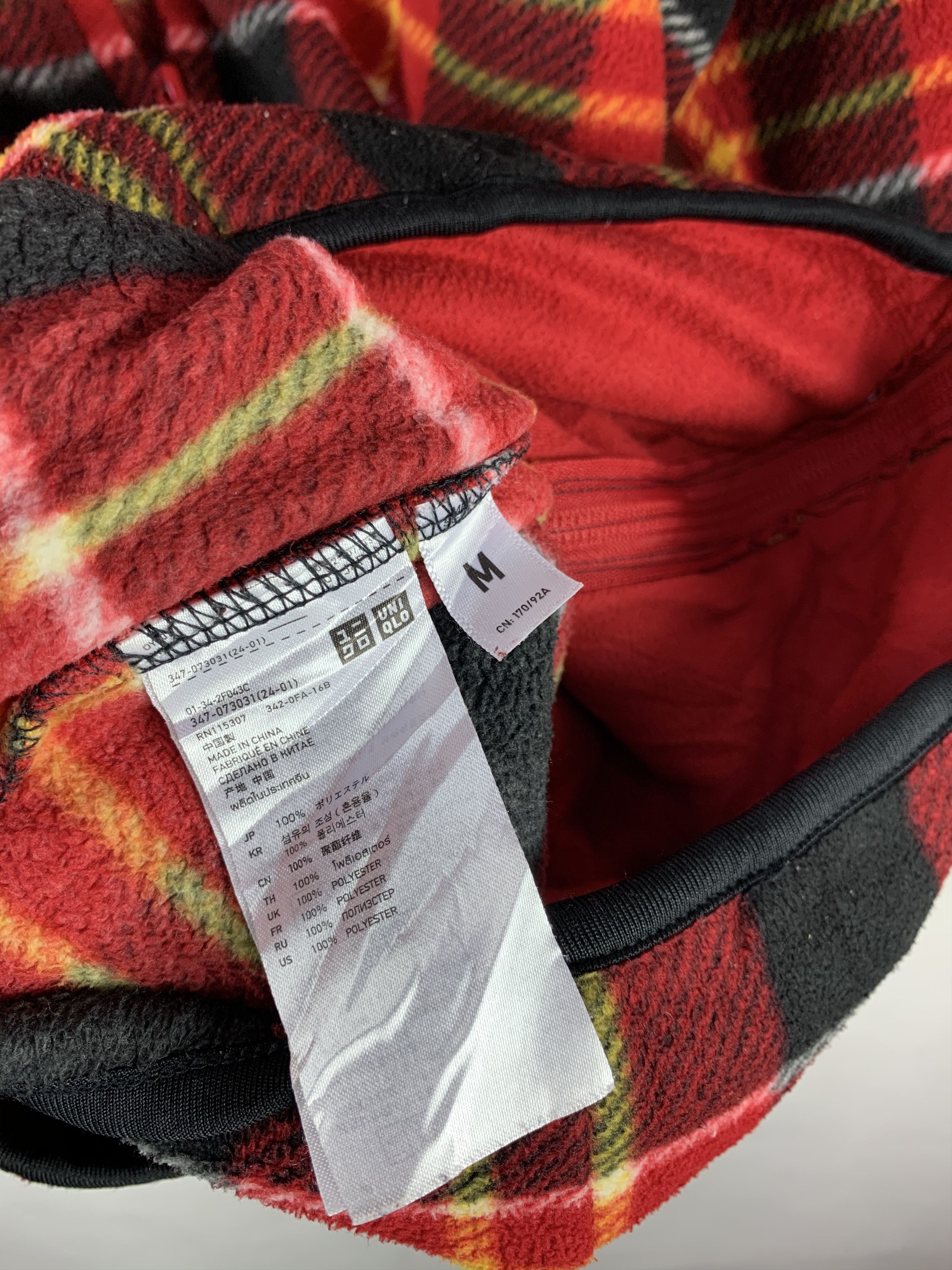 Japanese Brand ❄️Uniqlo Checkered Plaid Fleece Jacket Size US M / EU 48-50 / 2 - 6 Thumbnail