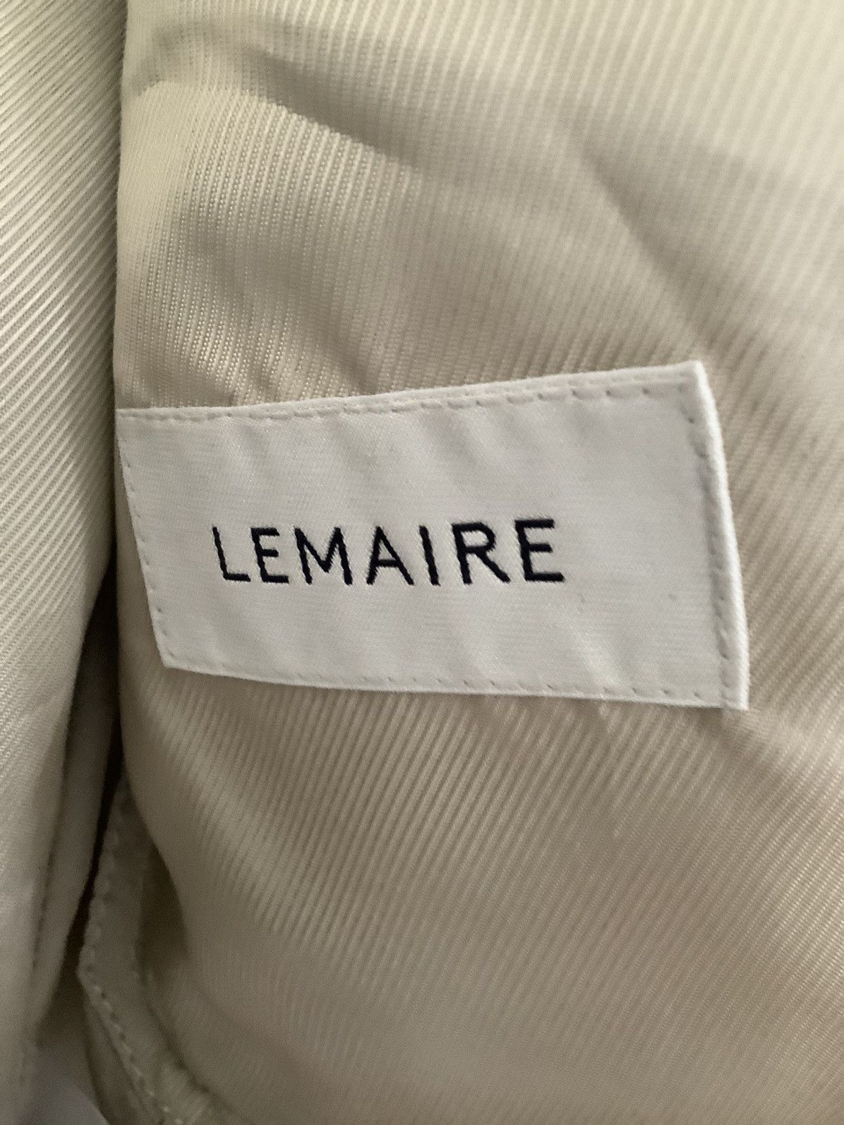 Lemaire White Leather Shirt/Jacket Size US M / EU 48-50 / 2 - 5 Thumbnail