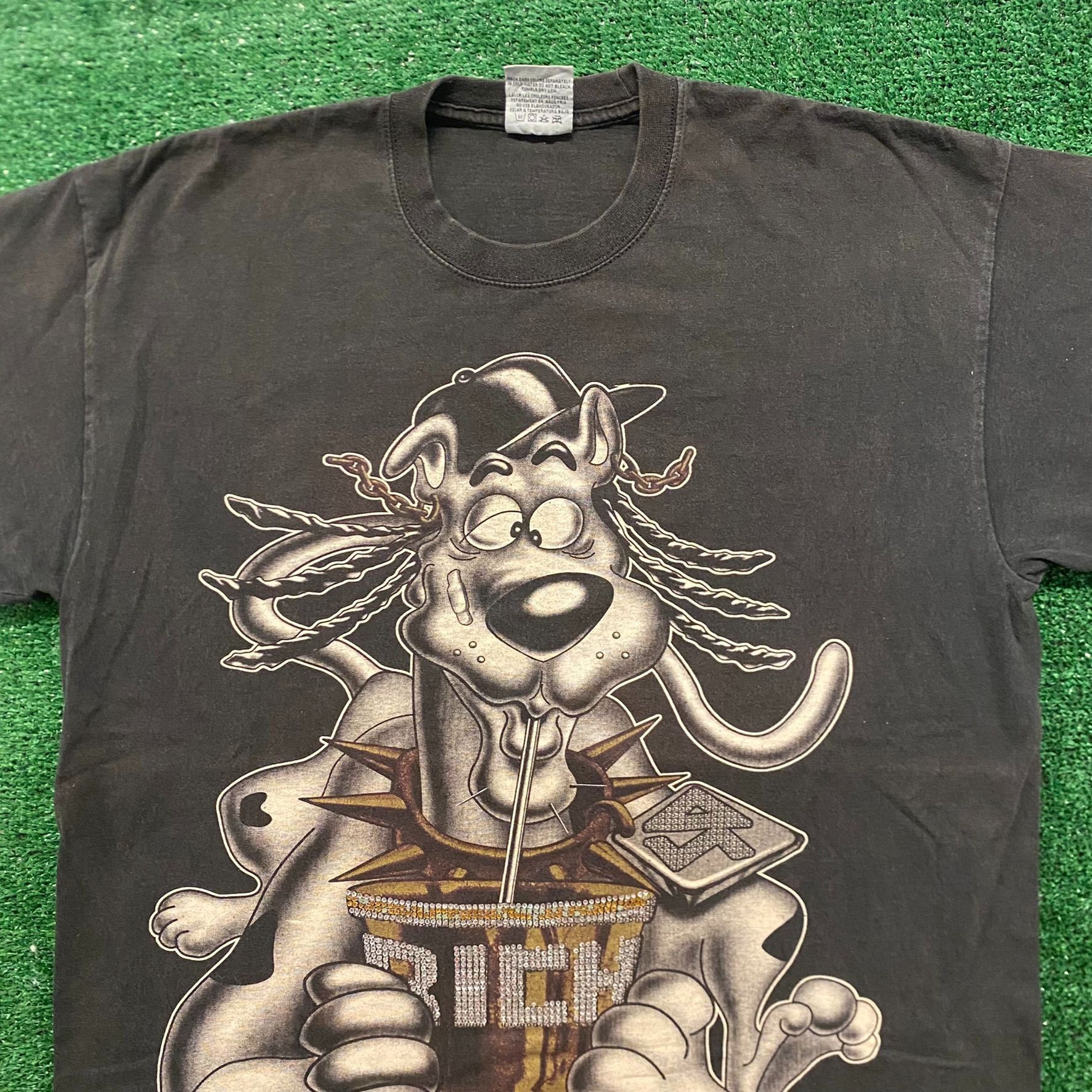 Cartoon Network Rasta Scooby Doo Vintage 90s Cartoon T-Shirt Size US XL / EU 56 / 4 - 2 Thumbnail