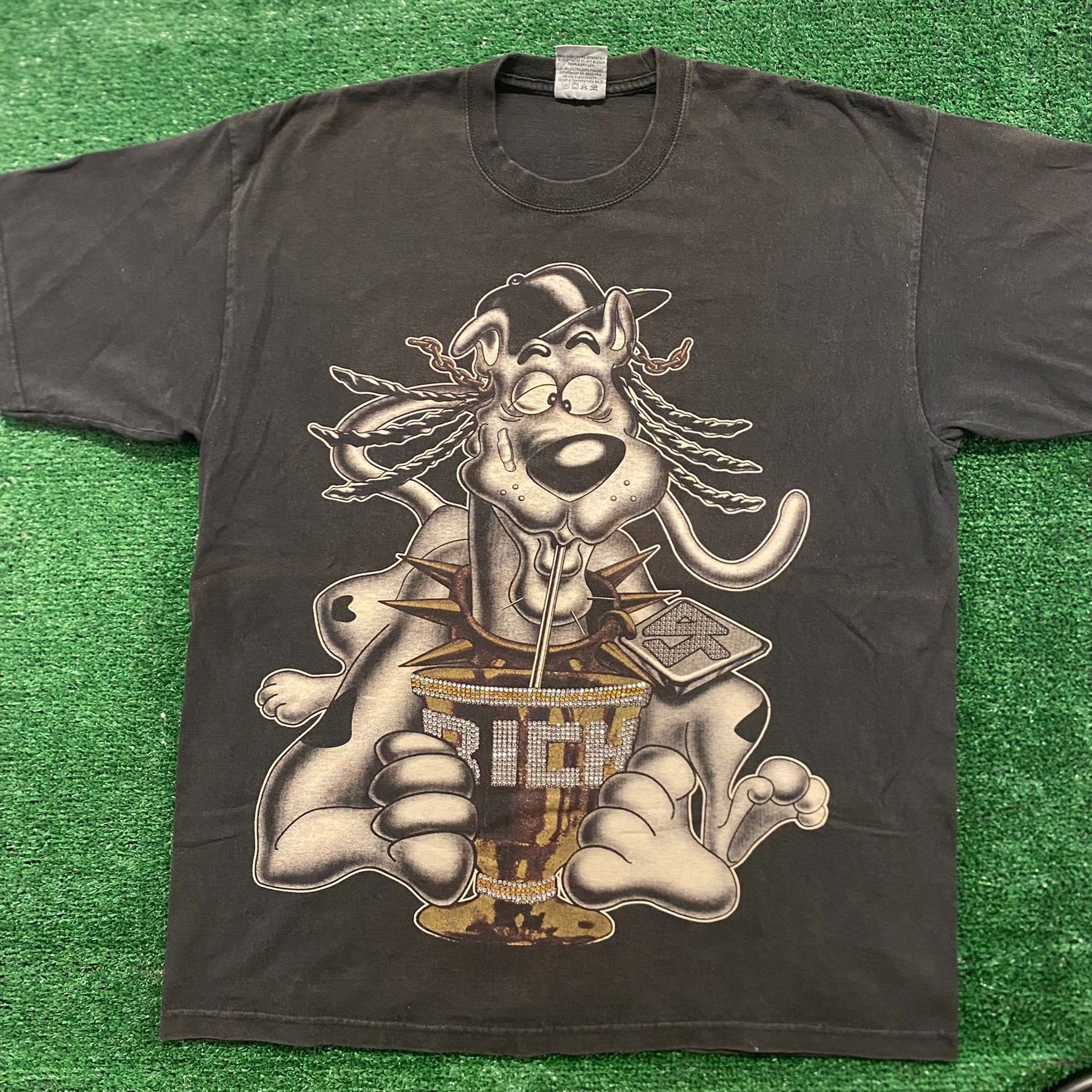Cartoon Network Rasta Scooby Doo Vintage 90s Cartoon T-Shirt Size US XL / EU 56 / 4 - 1 Thumbnail