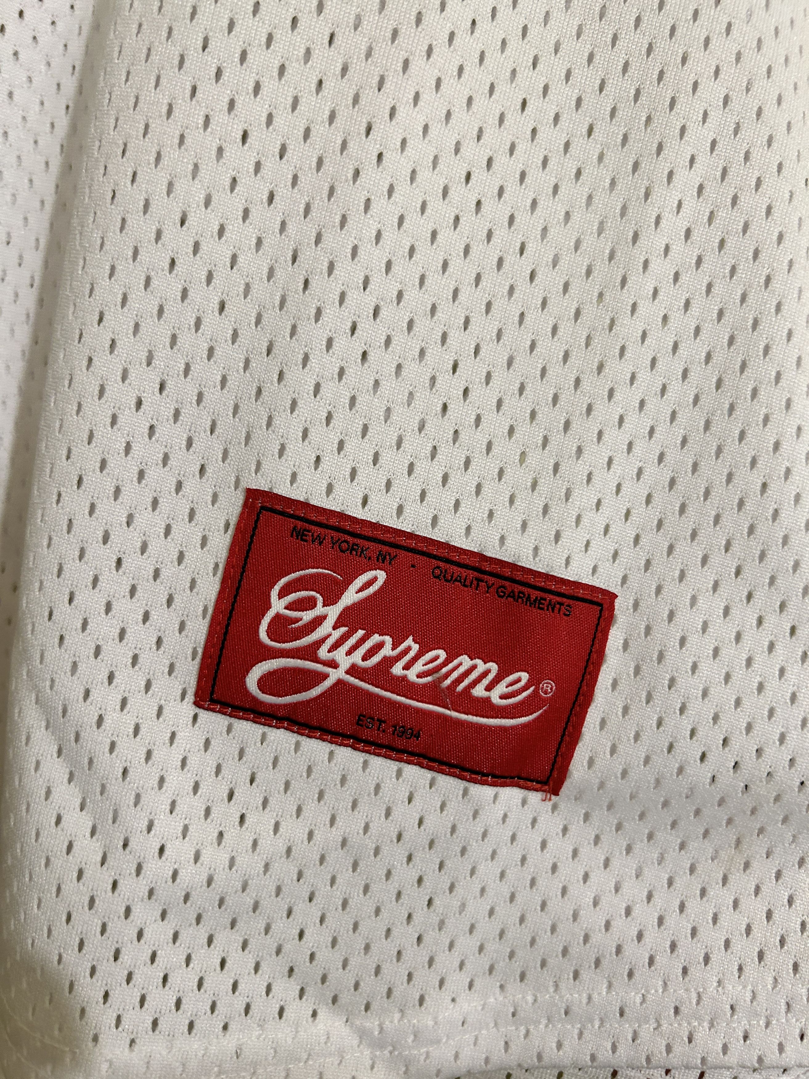 Supreme Supreme Baseball Henley White jersey mesh 2014 S/S Size US M / EU 48-50 / 2 - 3 Thumbnail