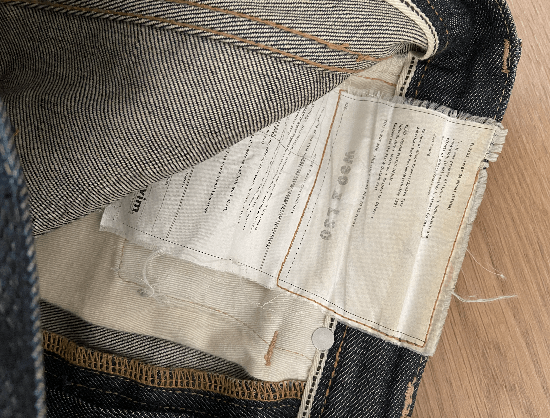 Visvim Visvim Social Sculpture 01NW Denim | Grailed
