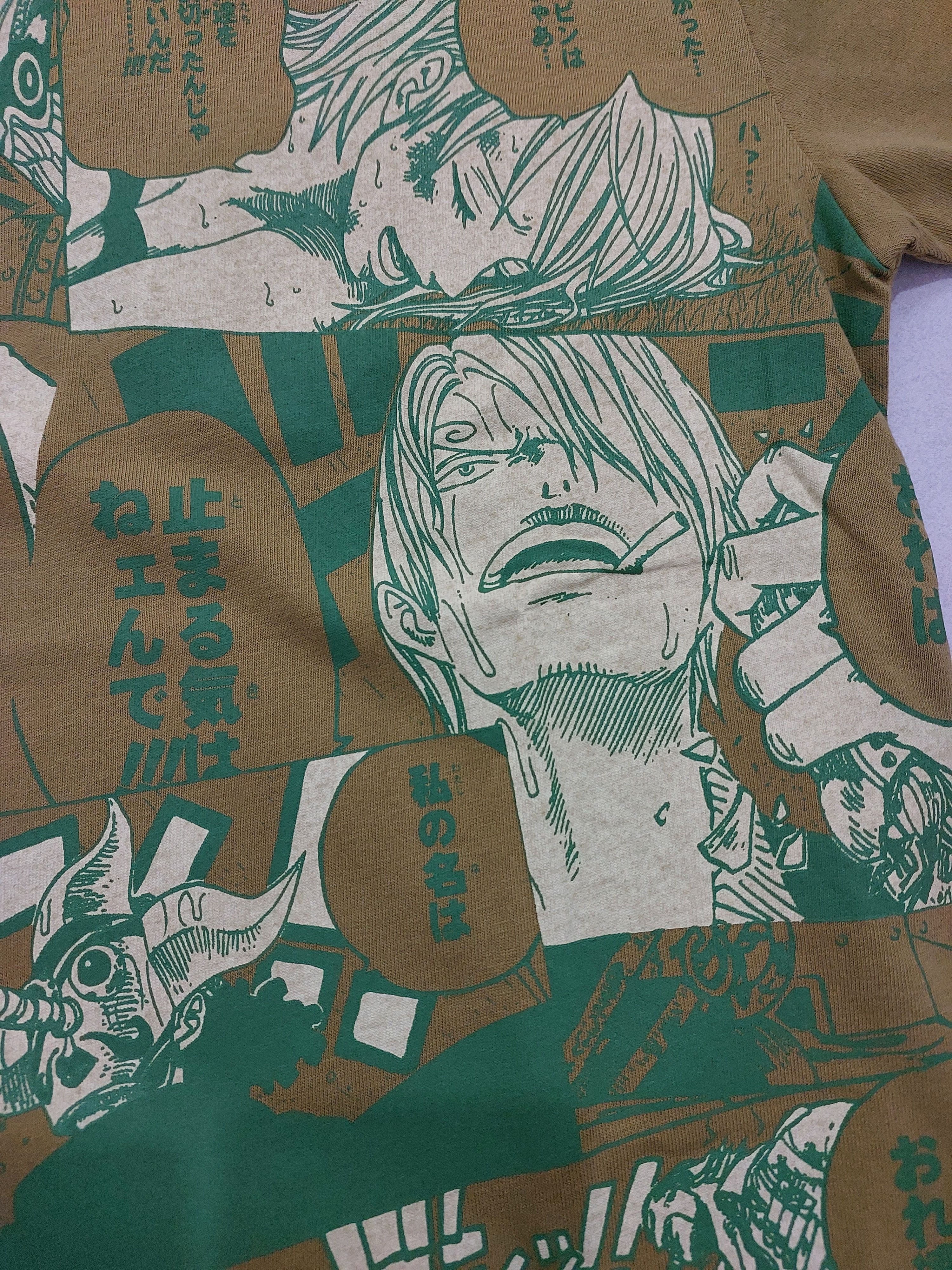 Anime × One Piece × Vintage VINTAGE ONE PIECE ANIME WEEKLY JUMP T SHIRT Size US M / EU 48-50 / 2 - 7 Thumbnail