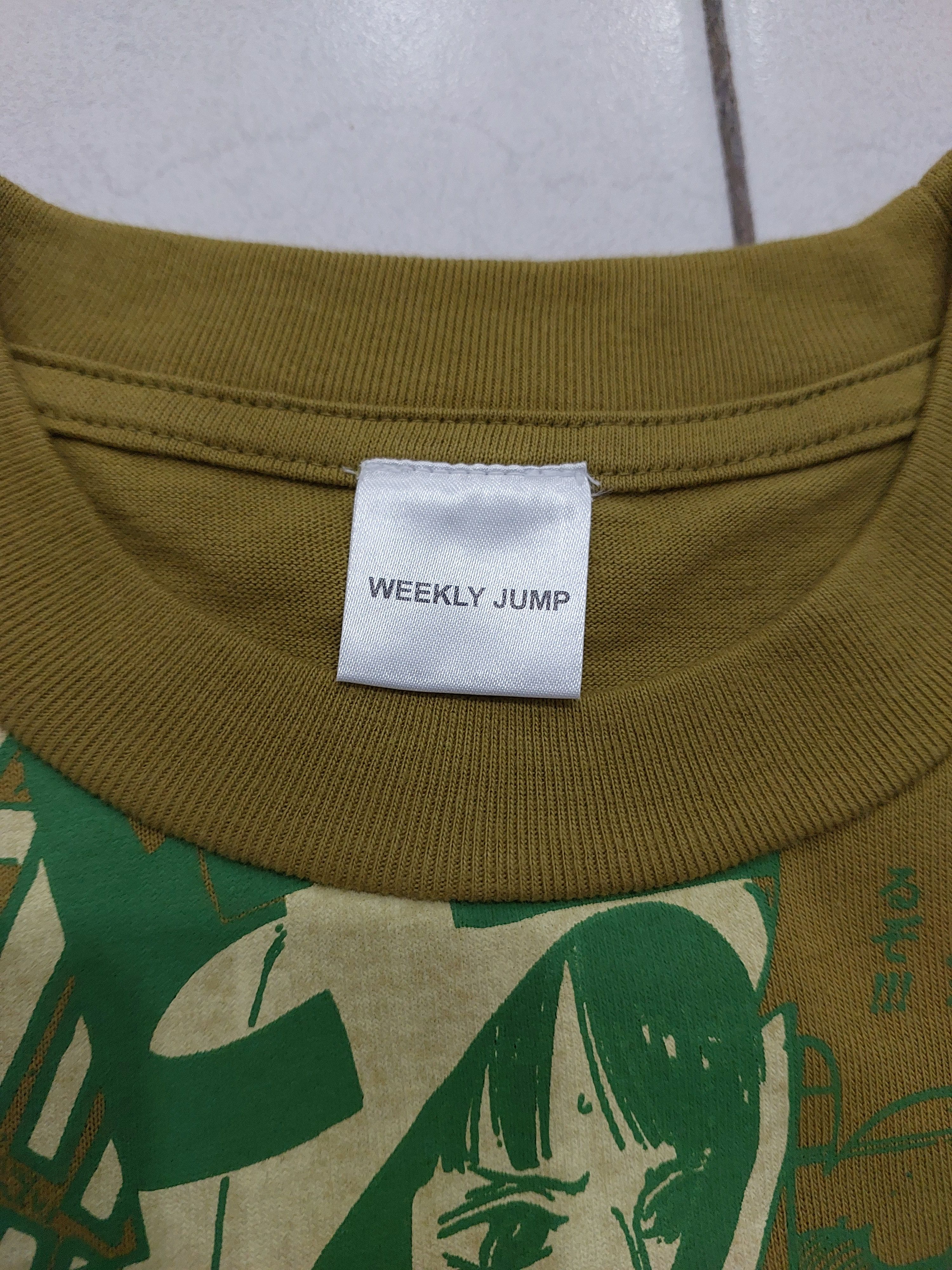 Anime × One Piece × Vintage VINTAGE ONE PIECE ANIME WEEKLY JUMP T SHIRT Size US M / EU 48-50 / 2 - 3 Thumbnail