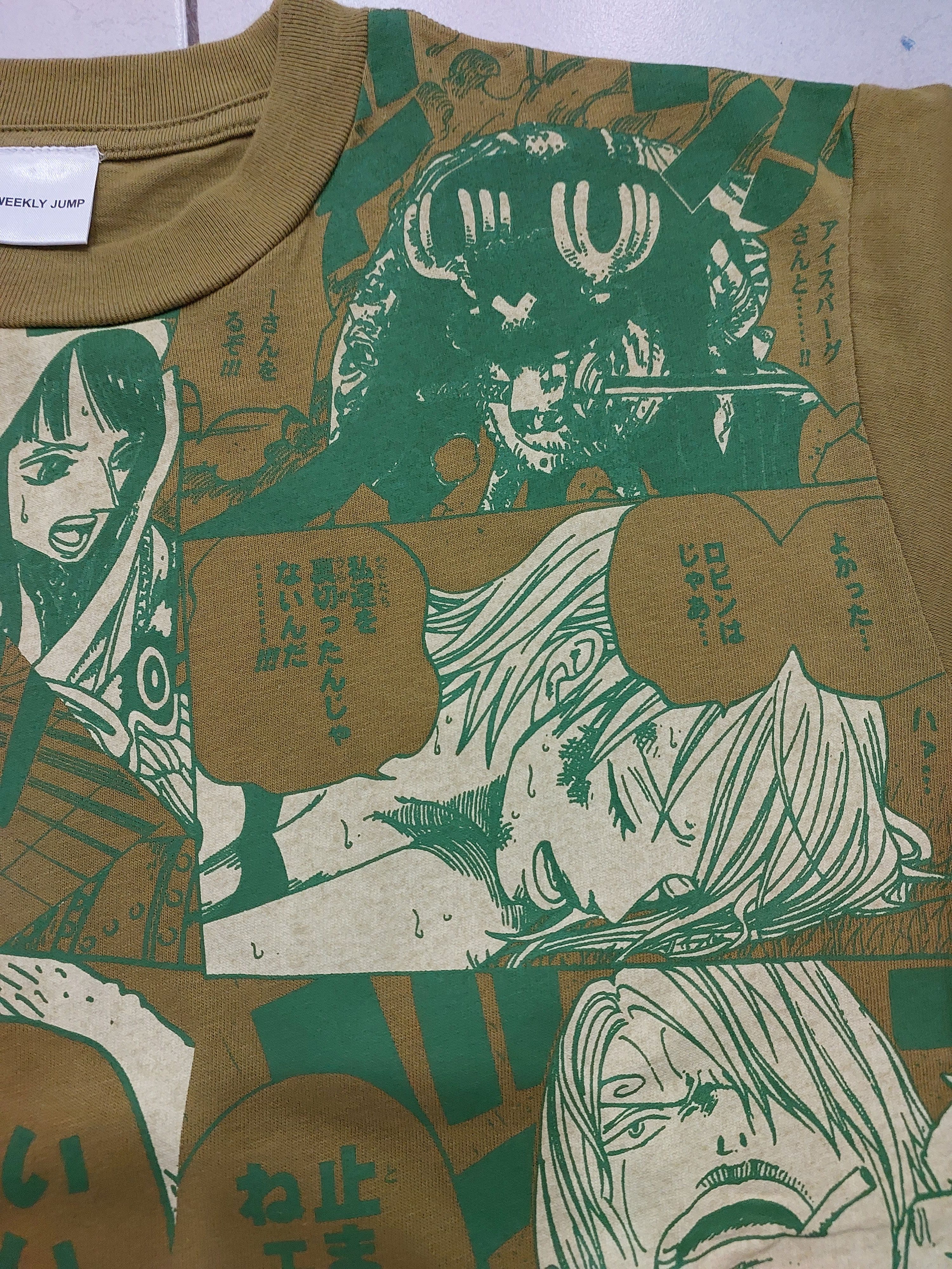 Anime × One Piece × Vintage VINTAGE ONE PIECE ANIME WEEKLY JUMP T SHIRT Size US M / EU 48-50 / 2 - 9 Thumbnail