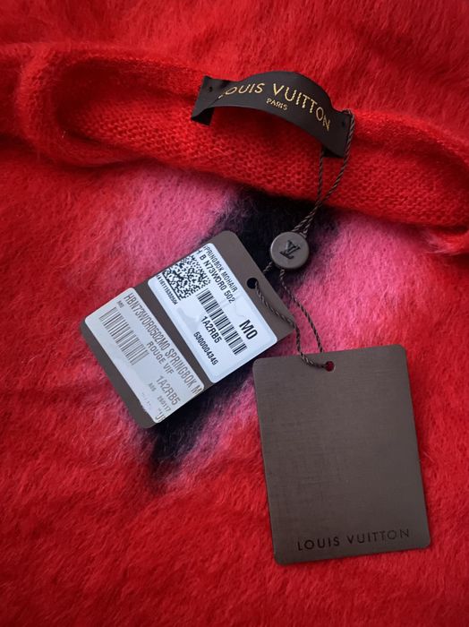 Louis Vuitton SS2017 Red Mohair Knit Sweater - Ākaibu Store