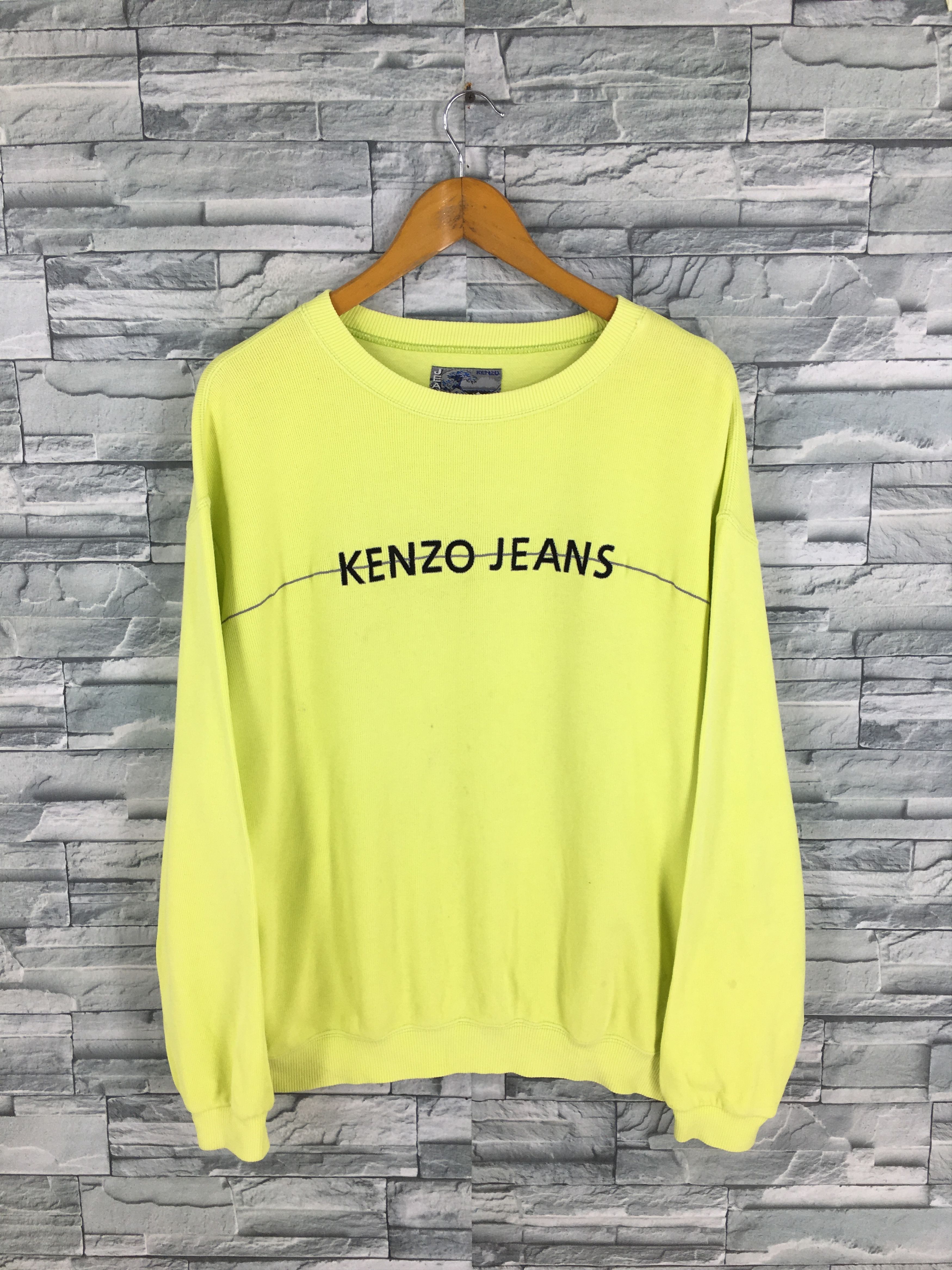 Kenzo Vintage Kenzo Jeans Jumper XLarge Kenzo Logo Embroidery Grailed