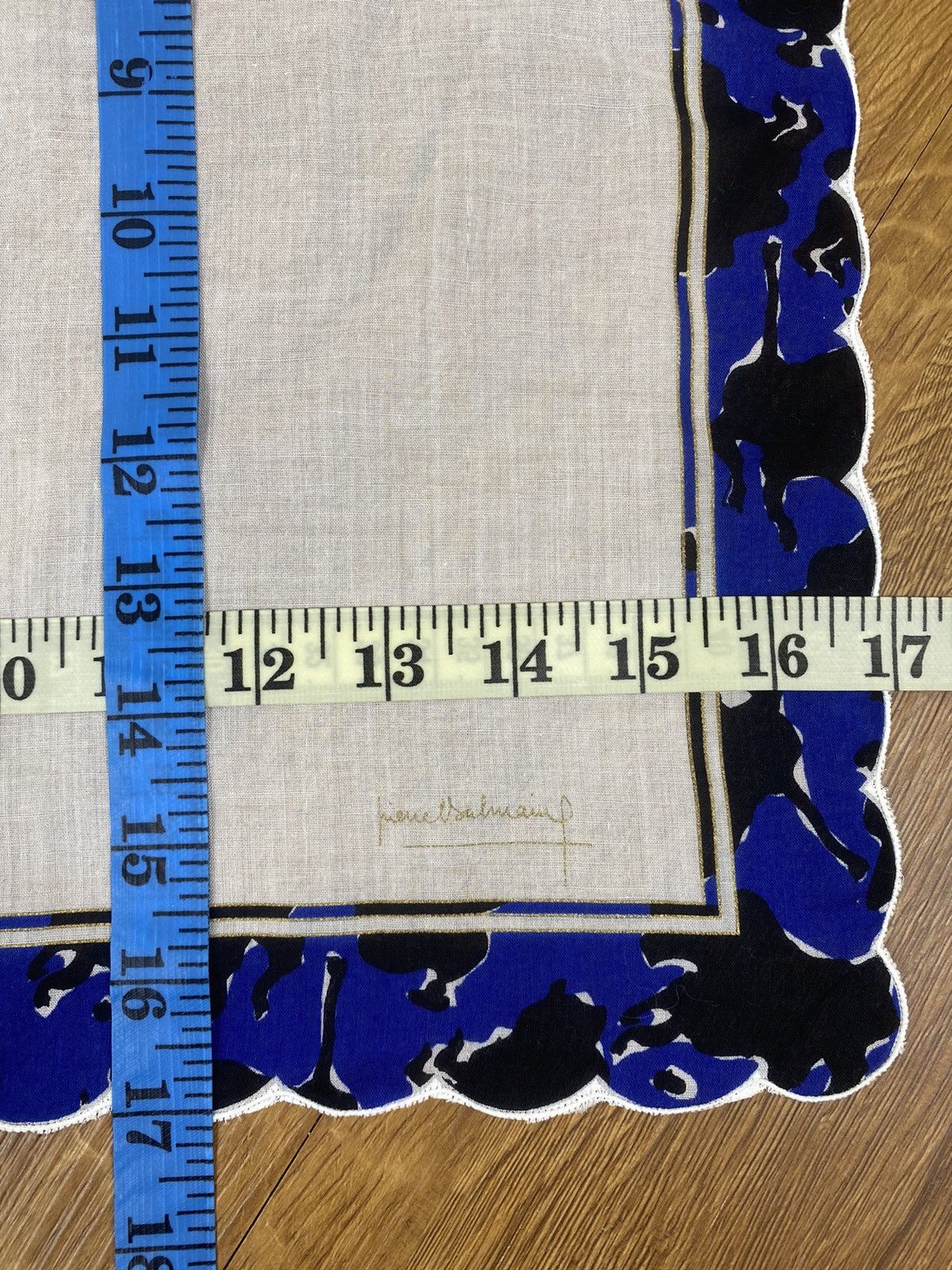 Designer × Pierre Balmain × Vintage Pierre Balmain Handkerchief / Bandana / Neckerchief Size ONE SIZE - 6 Thumbnail