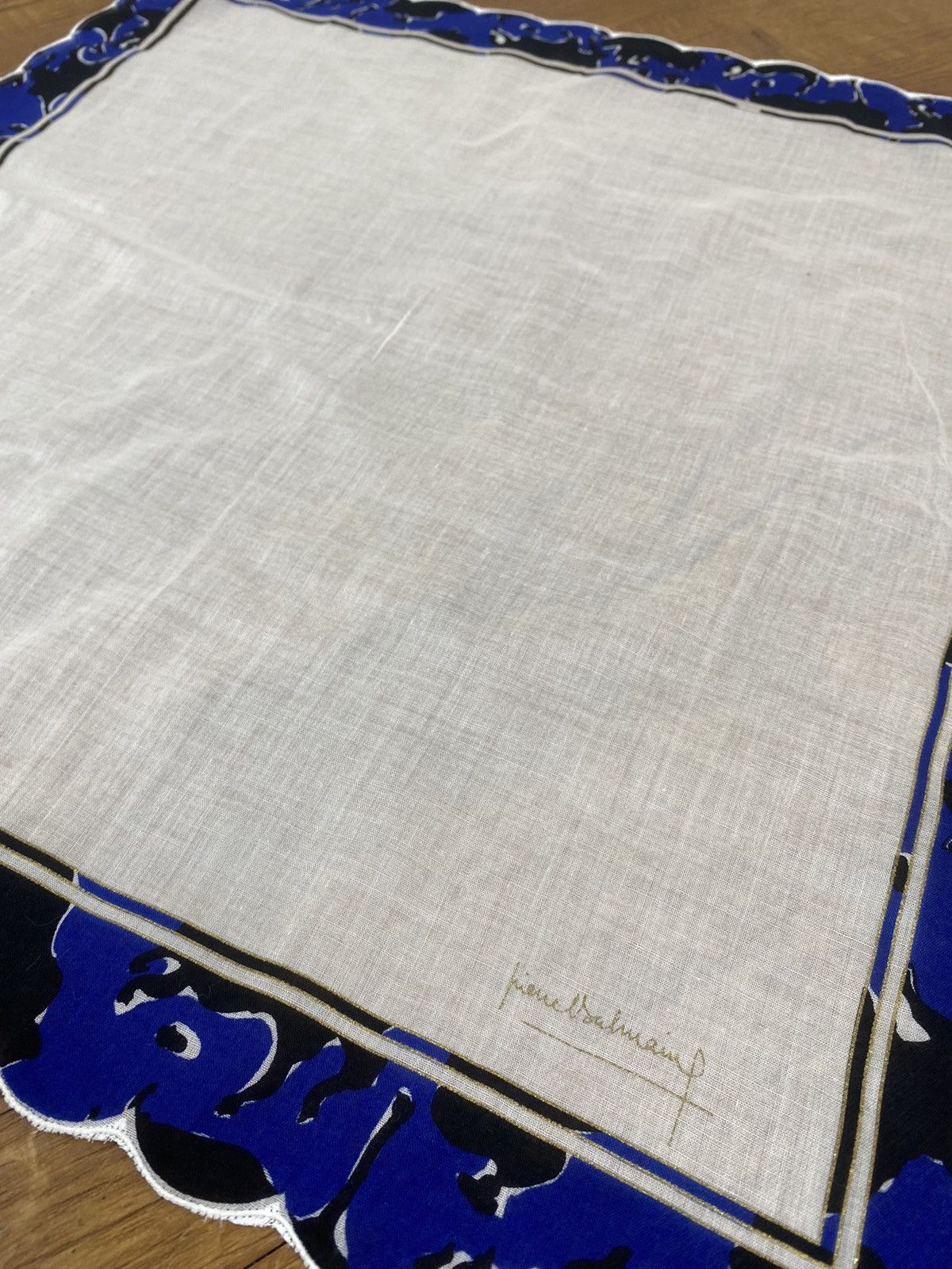 Designer × Pierre Balmain × Vintage Pierre Balmain Handkerchief / Bandana / Neckerchief Size ONE SIZE - 4 Thumbnail