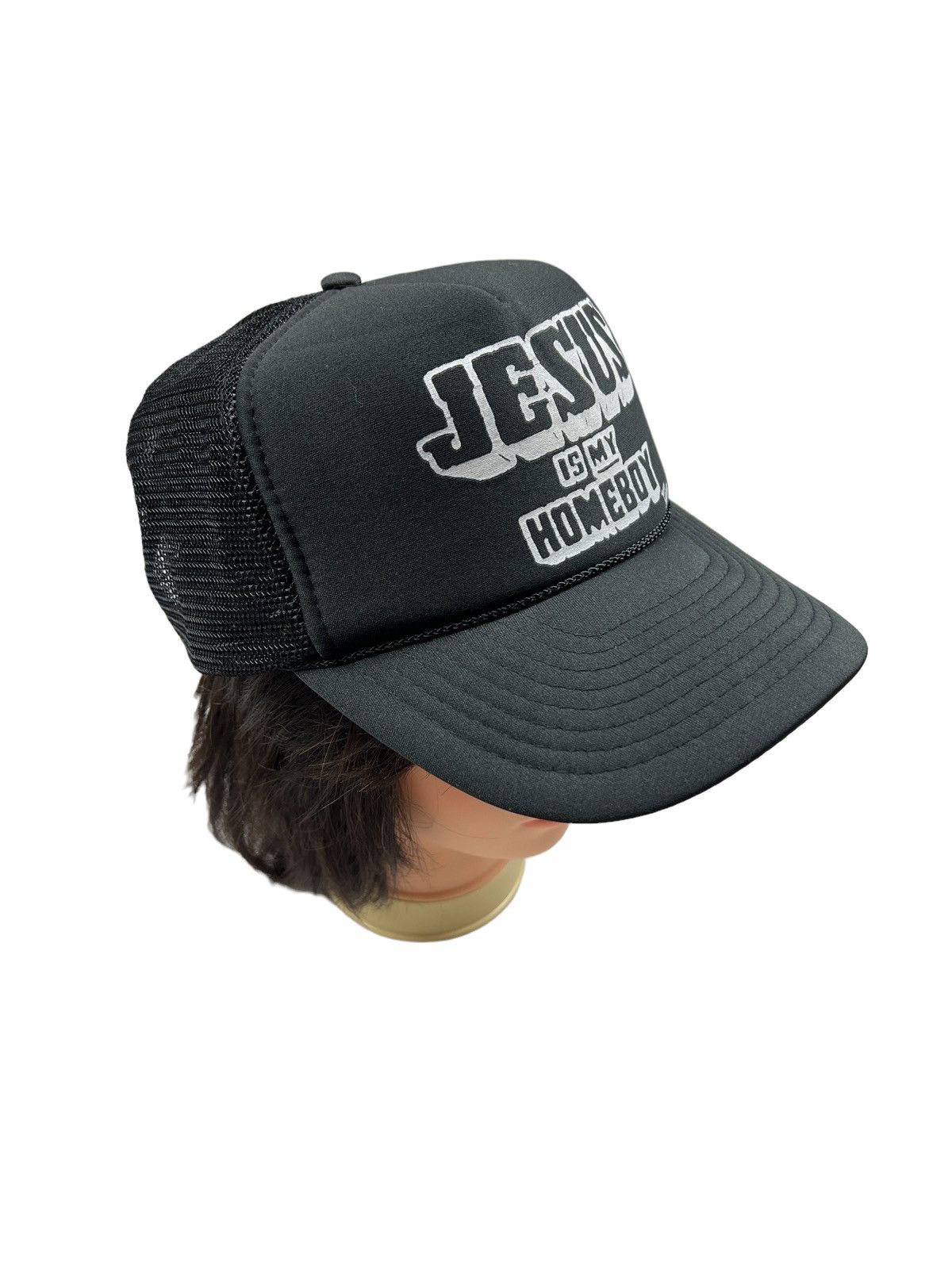 Other Vintage 90s ‘Jesus Is My Homeboy” Trucker Hat Size ONE SIZE - 9 Thumbnail
