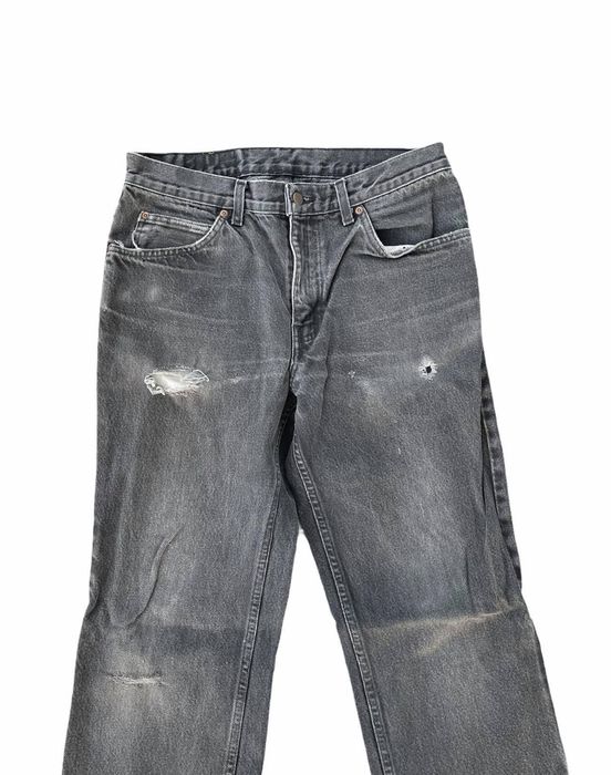 Vintage 1990s GWG Faded Workwear Painter Denim Jeans Levis Size US 34 / EU 50 - 3 Preview