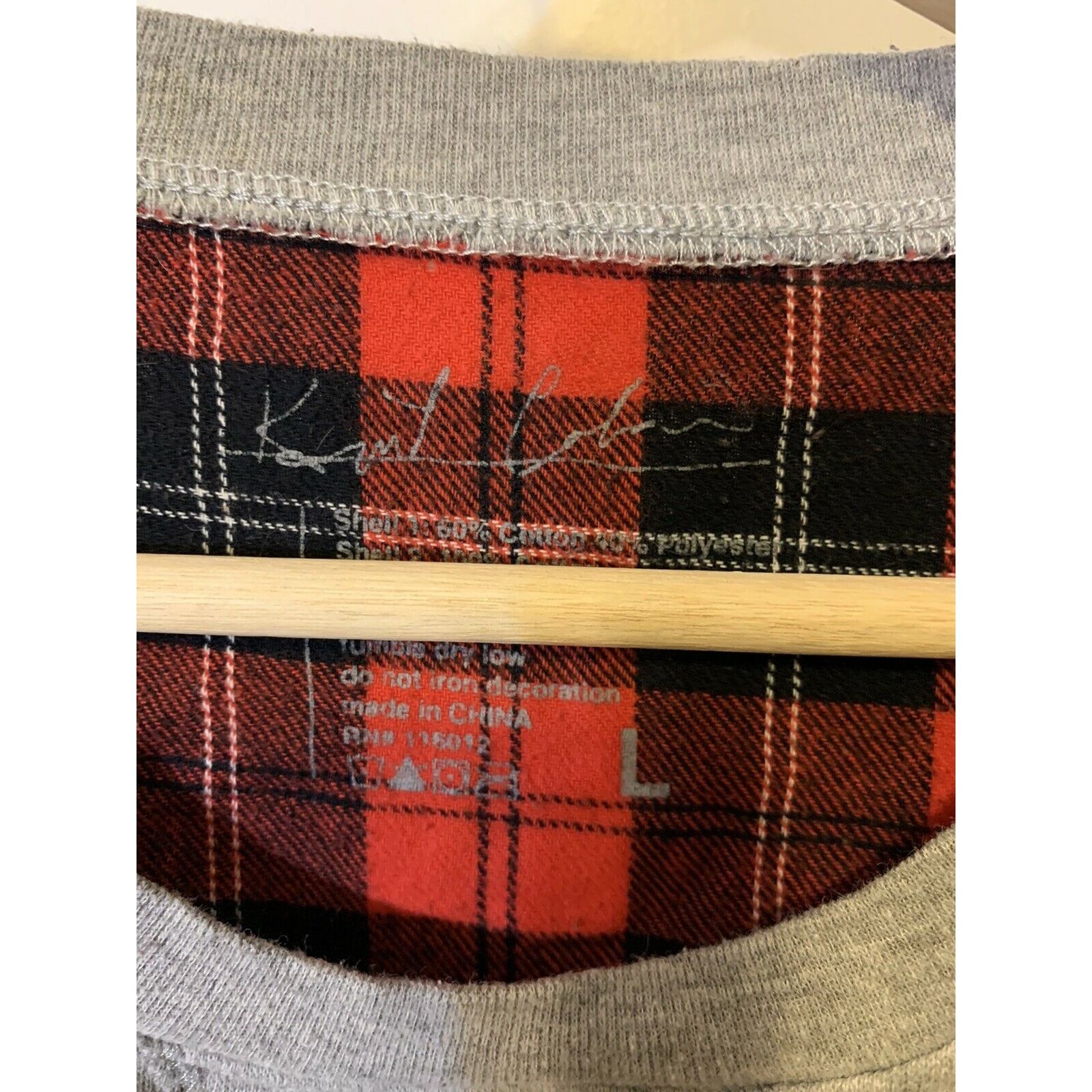 Other Kurt Cobain Mens Sz L Long Sleeve T-Shirt Nirvana Cobain Pun Size US L / EU 52-54 / 3 - 2 Thumbnail