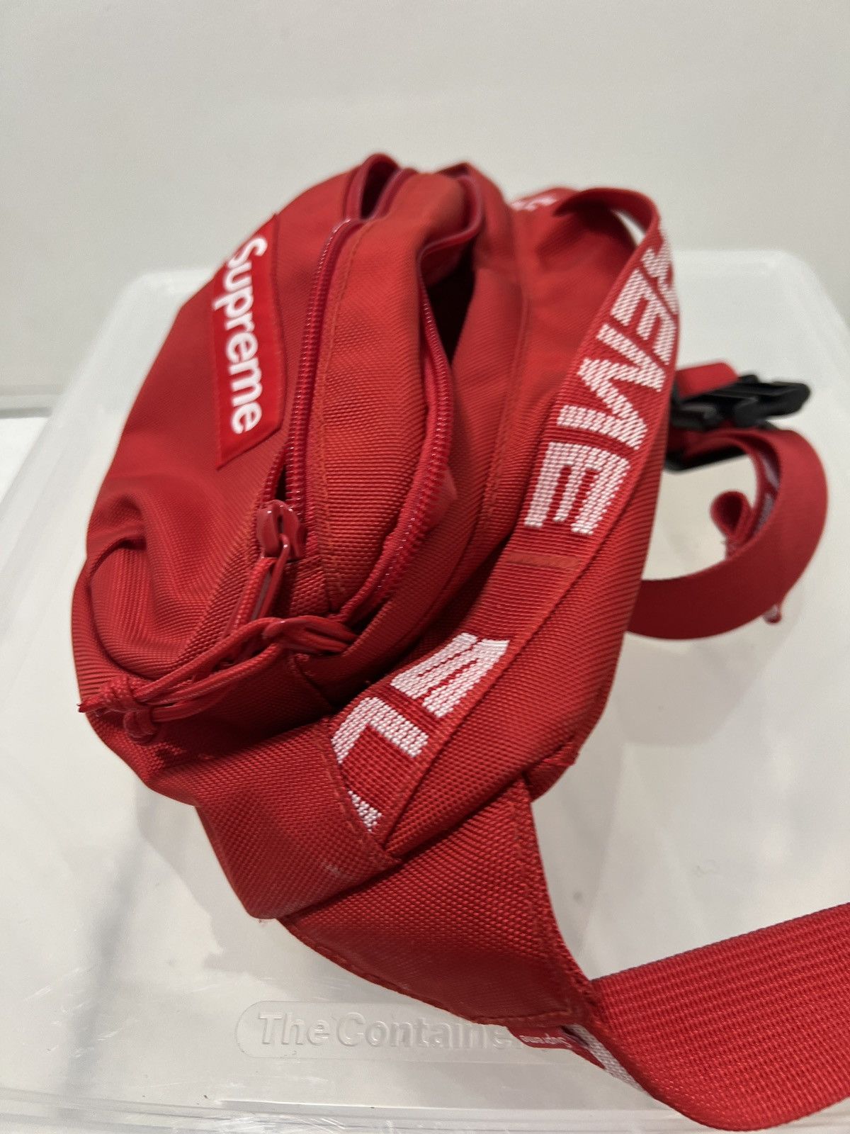 image of Supreme Waist Pack in Red, Men's