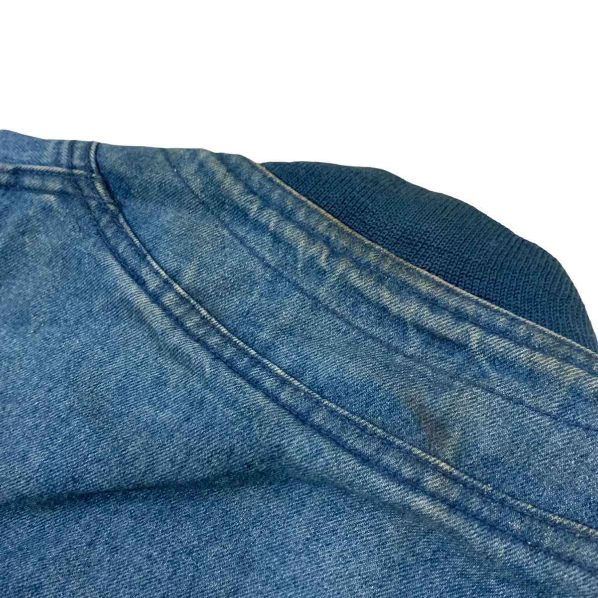 Japanese Brand Vintage Daytonsprings Denim Bomber Jacket Size US S / EU 44-46 / 1 - 8 Thumbnail