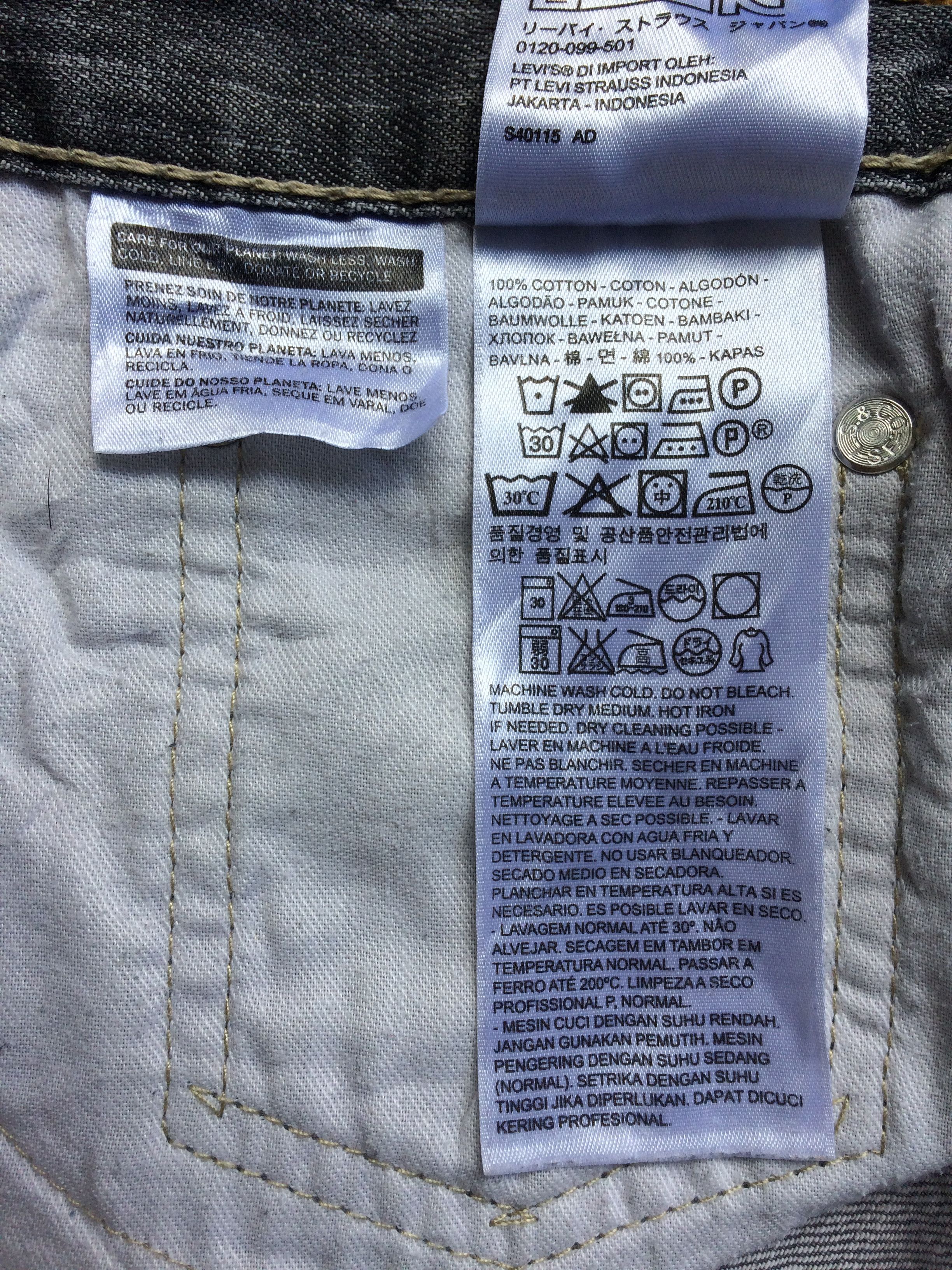 Levi's Vintage Levis 514 Distressed Jeans #B-484 Size US 34 / EU 50 - 12 Thumbnail